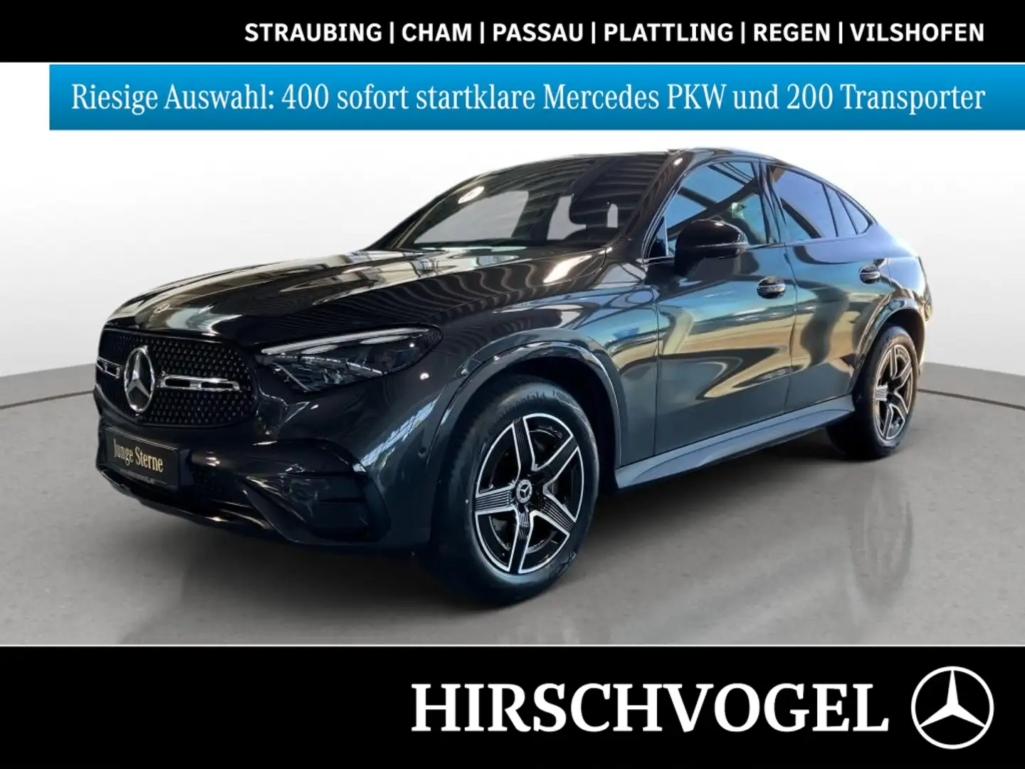 Mercedes-Benz GLC 220 d 4M EDITION AMG-Line+Night+AHK+DISTRON Grau - 1