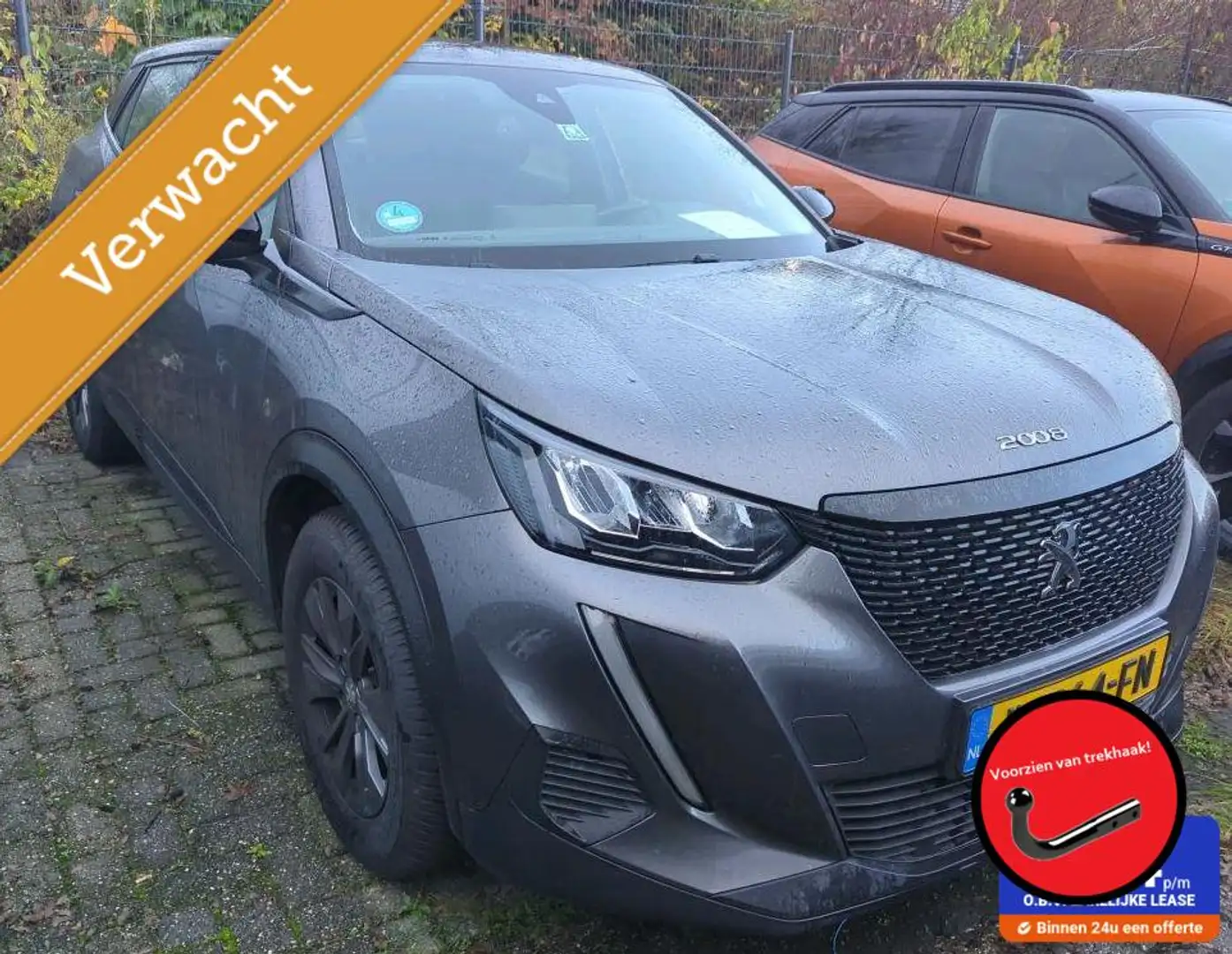 Peugeot 2008 1.2 130 PK Automaat Active Pack | Trekhaak | Gris - 1