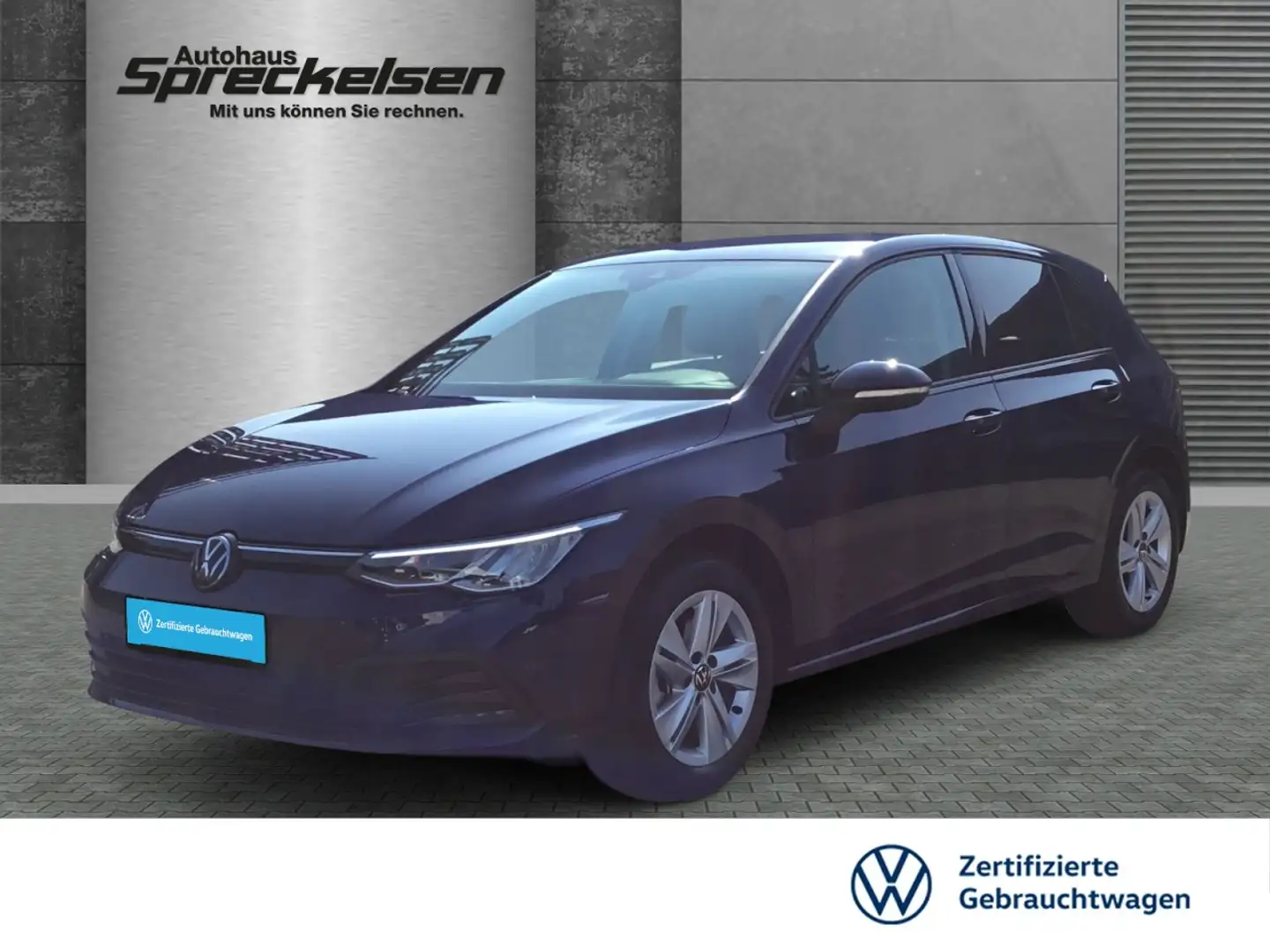 Volkswagen Golf VIII 2.0 TDI++Life++Aut.++LED++Navi++Rückfahrkame Blau - 1