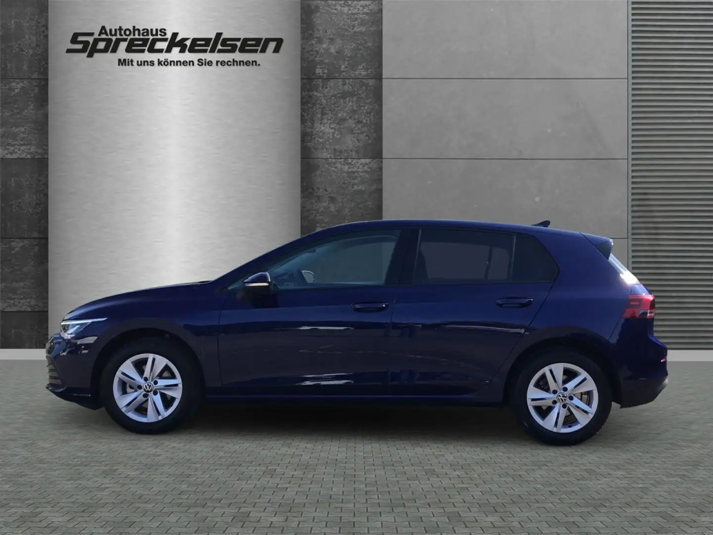 Volkswagen Golf VIII 2.0 TDI++Life++Aut.++LED++Navi++Rückfahrkame Blau - 2