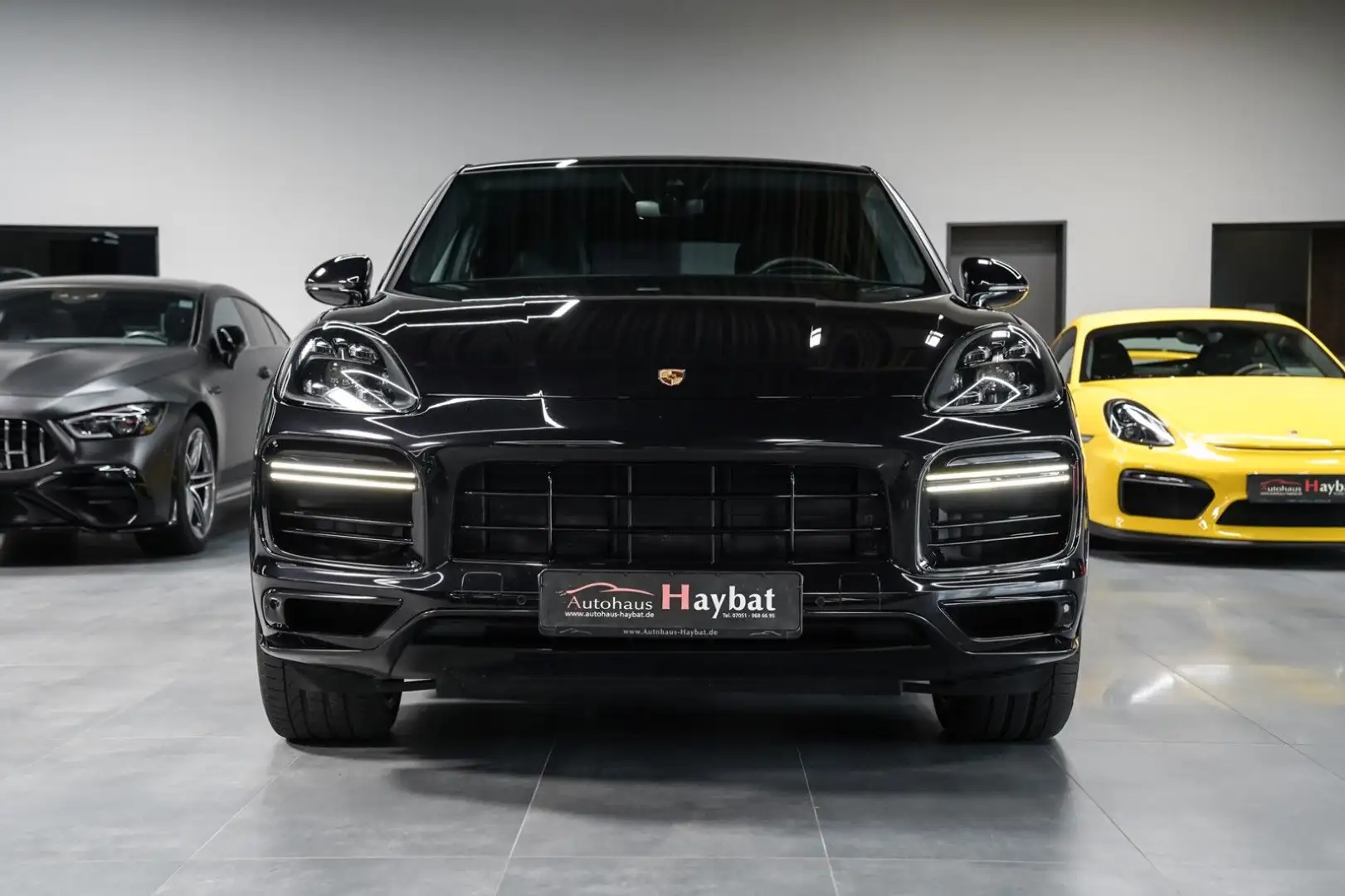 Porsche Cayenne Coupe Turbo S E-Hybrid-Leder-PDLS+Pano Schwarz - 2