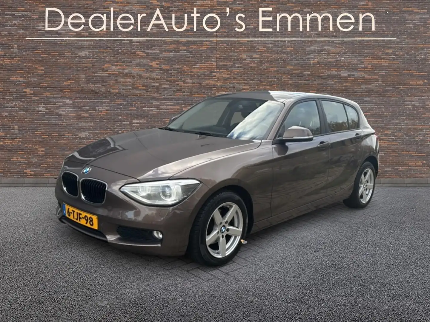 BMW 116 1-serie 116i ECC LMV NAVI SCHUIFDAK 75000KM N.A.P Brun - 2