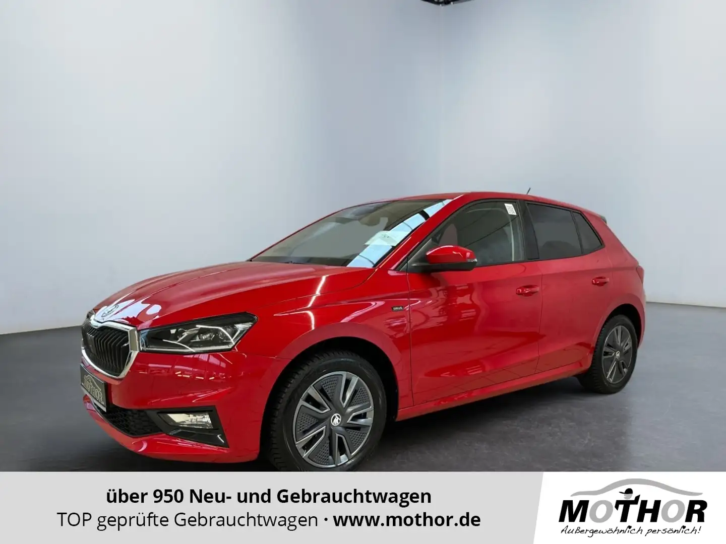 Skoda Fabia Drive 1.0 TSI Lenkradheizung Klimaautomatik Rot - 1
