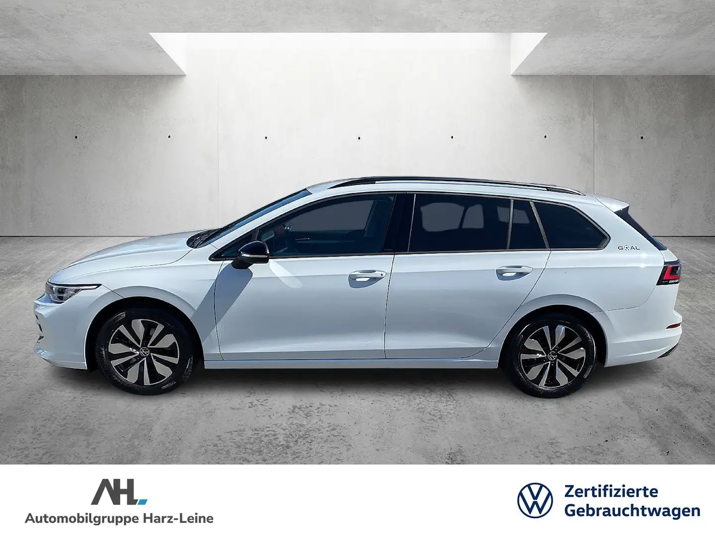 Volkswagen Golf Variant VIII 2.0 TDI Goal DSG Matrix AHK 360° Navi ACC Weiß - 2