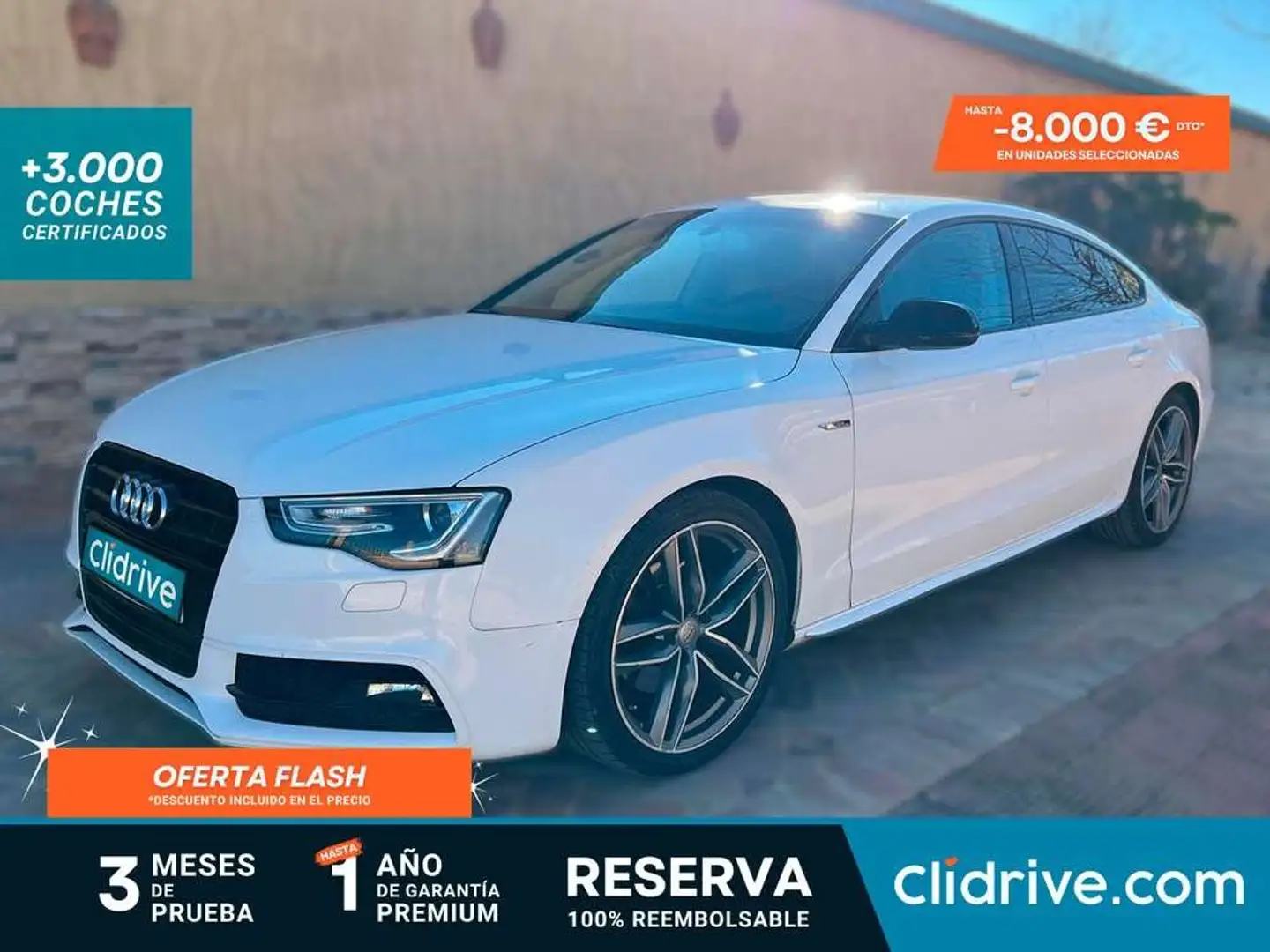 Audi A5 Sportback 2.0TDI Multitronic 177 Blanco - 1
