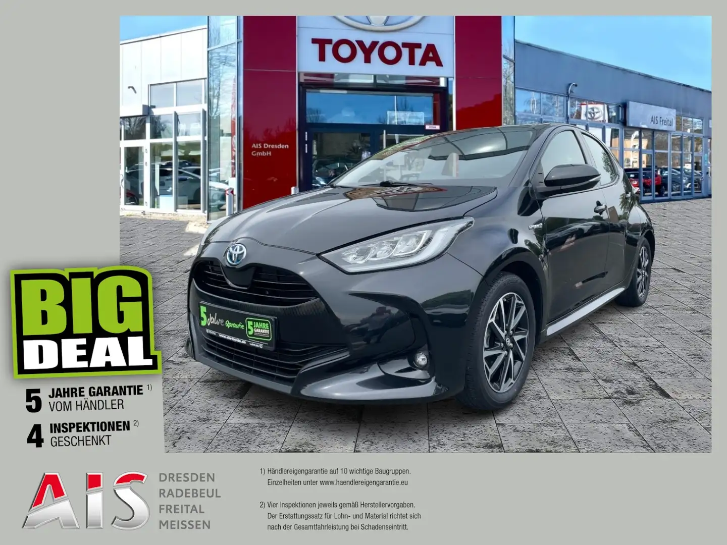 Toyota Yaris 1.5 Hybrid Team D Comfort-Paket+Navi Negro - 1