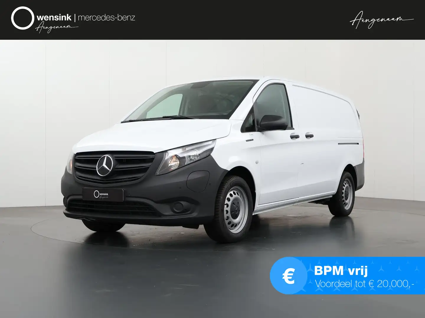 Mercedes-Benz Vito eVito Bestelwagen 66 kWh L2 | Navigatie | Cruise C Blanc - 1