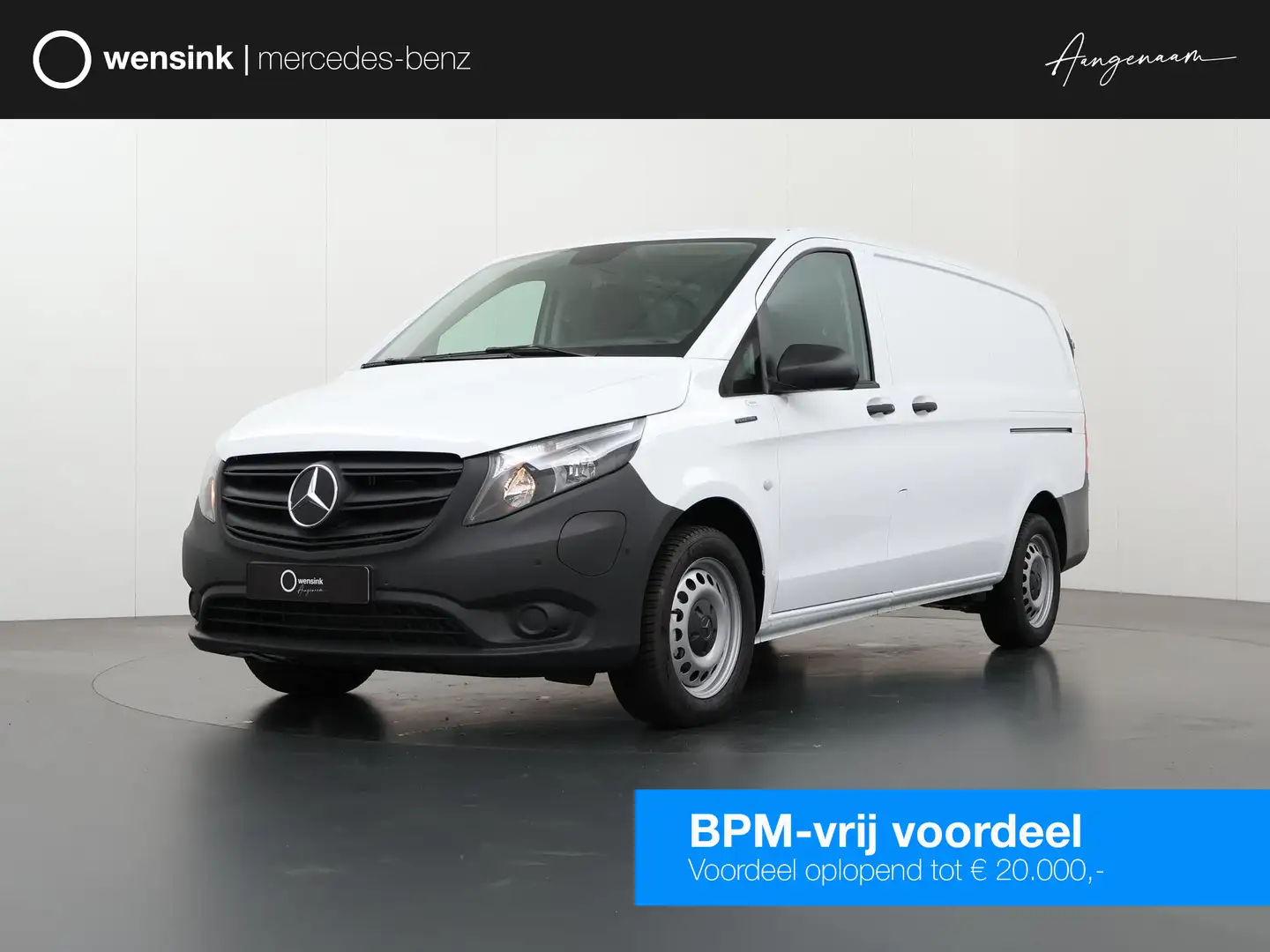 Mercedes-Benz Vito eVito Bestelwagen 66 kWh L2 | Navigatie | Cruise C Wit - 1