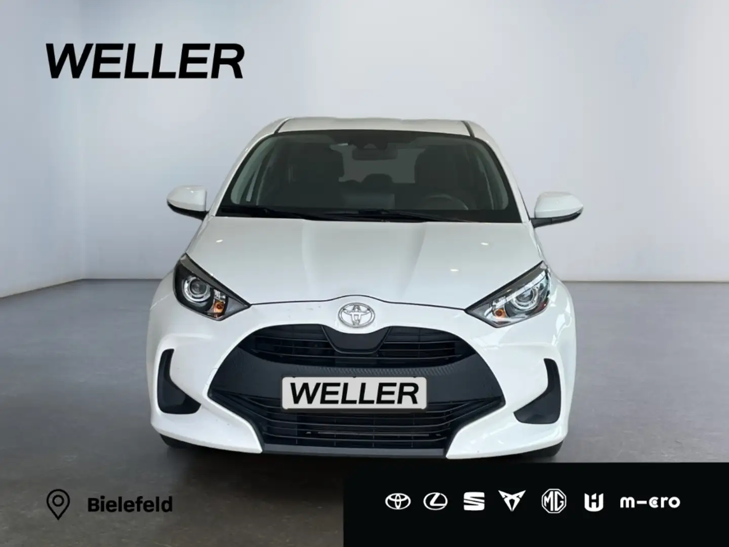 Toyota Yaris 1.0 Comfort *ACC*CAM*CarPlay*Spurhalteass* Wit - 2