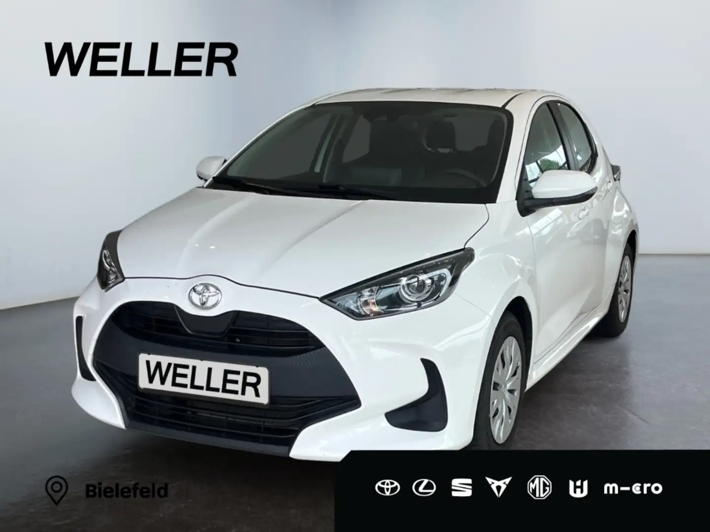 Toyota Yaris 1.0 Comfort *ACC*CAM*CarPlay*Spurhalteass* Wit - 1