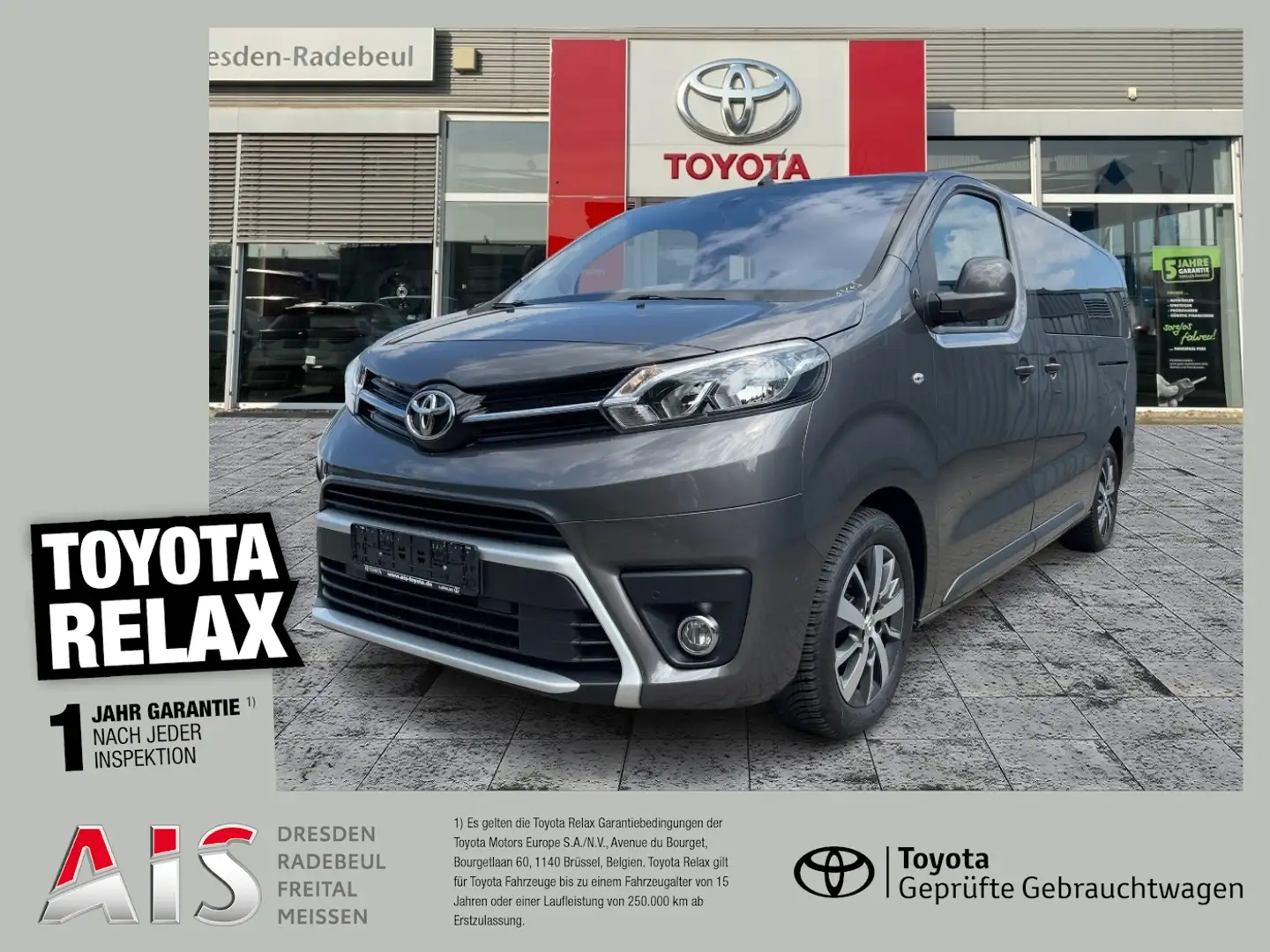 Toyota Proace Verso 2.0 D-4D L2 TeamD Navi*KAM*DAB*SHZ Gris - 1