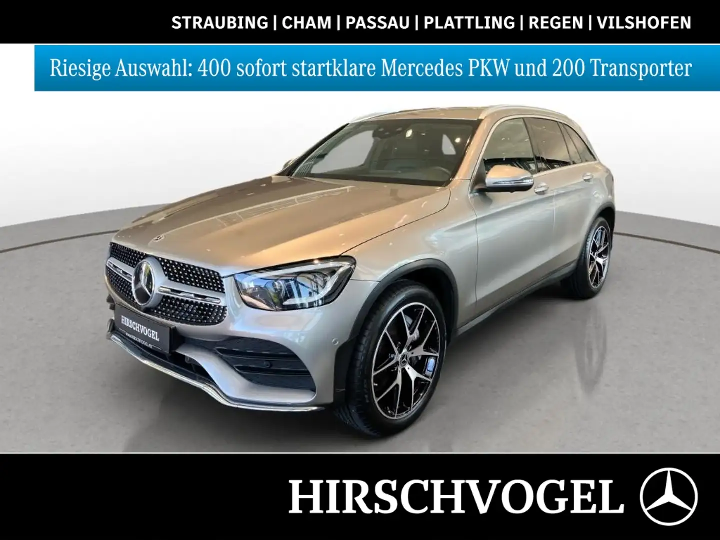 Mercedes-Benz GLC 400 d 4M AMG-Line/EXCLUSIVE+ABC+DISTRON+HUP Argent - 1