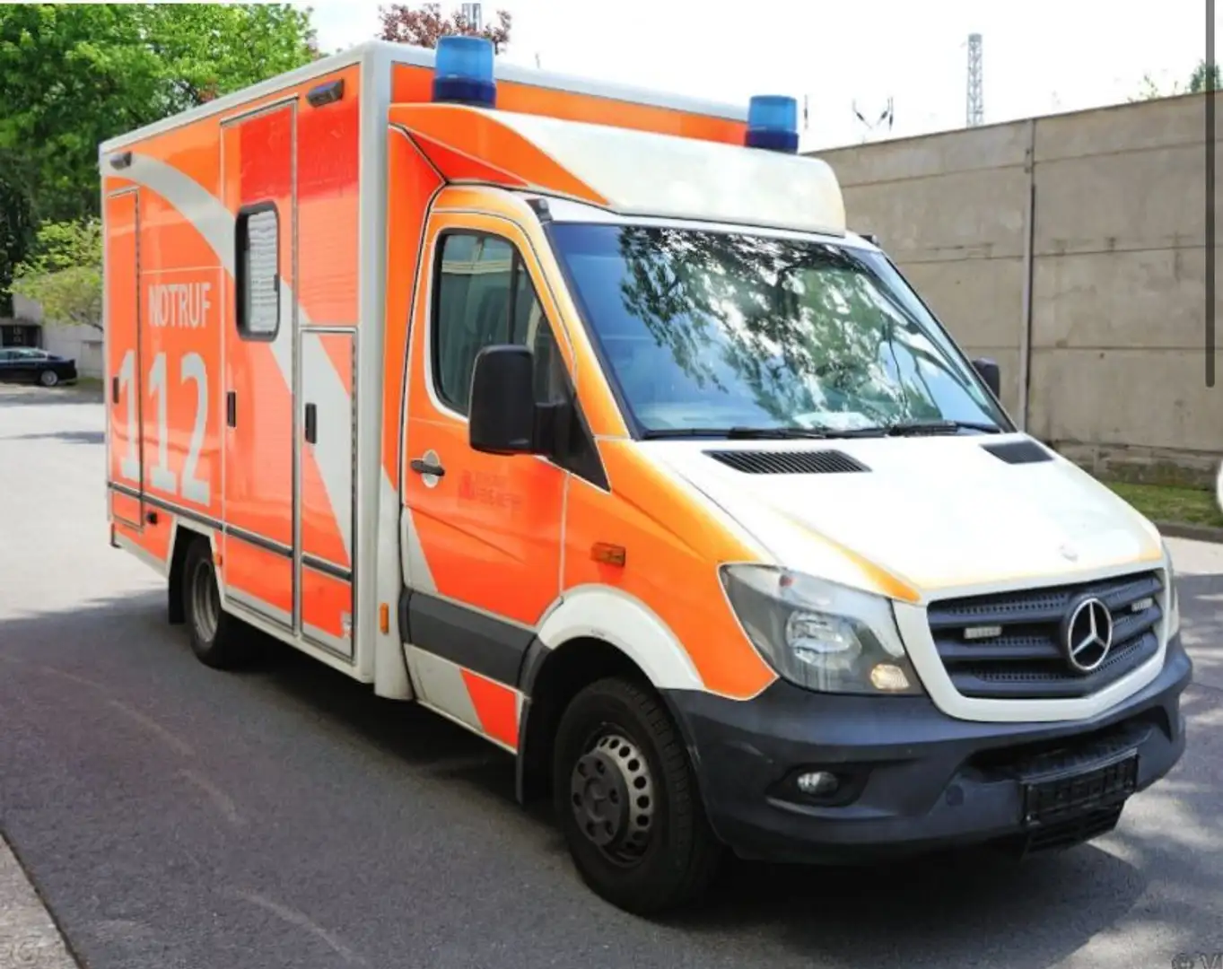 Mercedes-Benz Rettungswagen Sprinter II Pritsche 516 CDI Weiß - 2