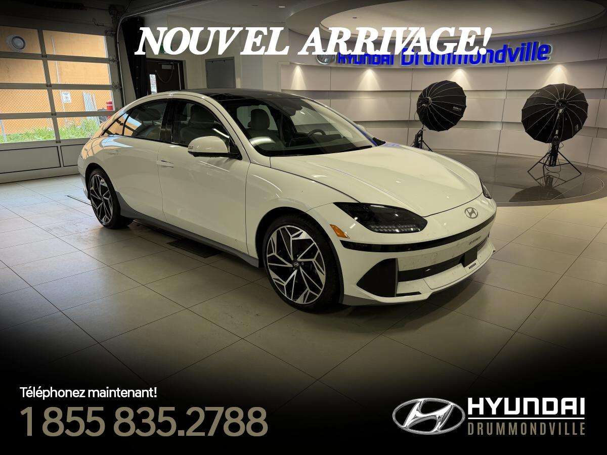 2025 Hyundai IONIQ 6 PREFERRED LONG RANGE ULTIMATE AWD + NAVI + TOIT + CUIR + CAMERA + A/C + MAGS + WOW !! — photo 3