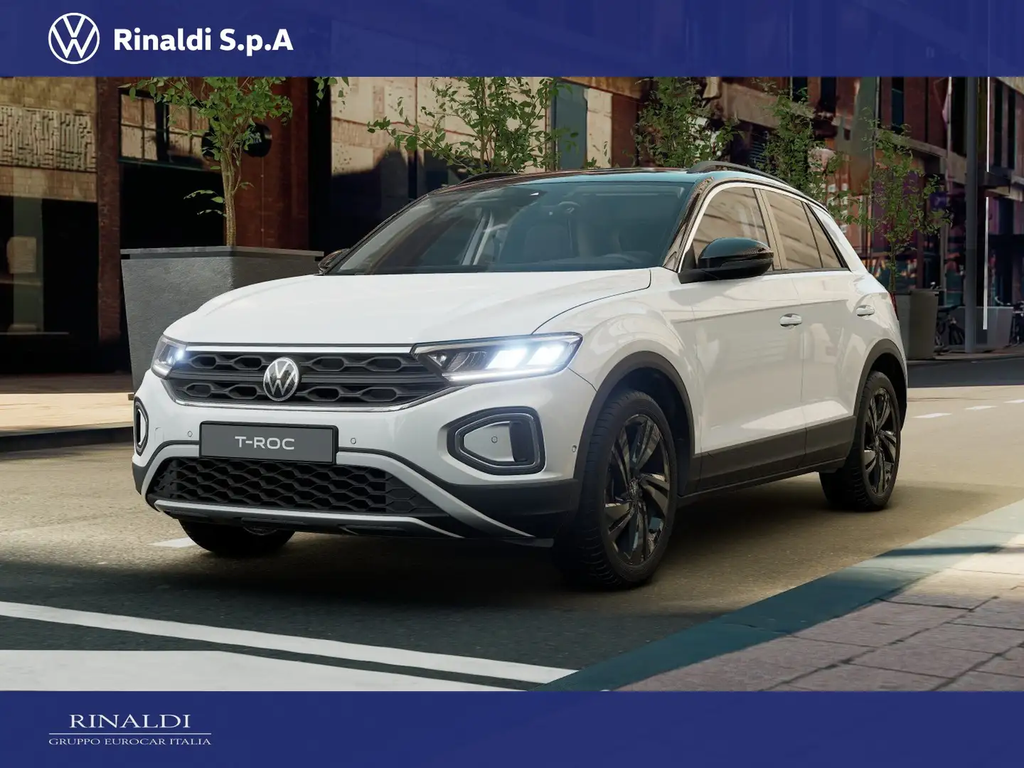 Volkswagen T-Roc 1.0 tsi sport 115cv Weiß - 1