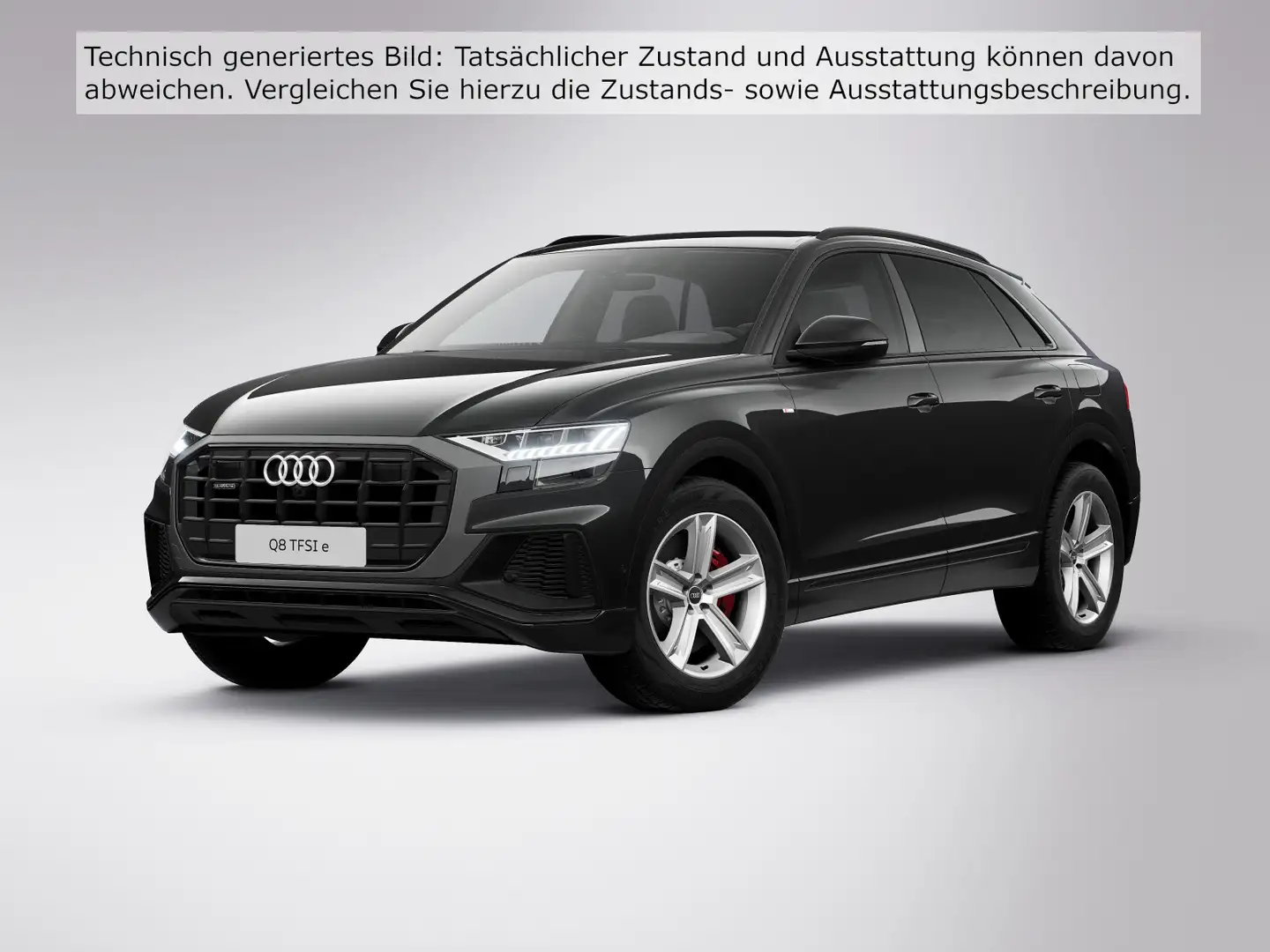 Audi Q8 55 TFSIe Q 3x S LINE HD-MATRIX NAVI+ PANO BuO Noir - 2