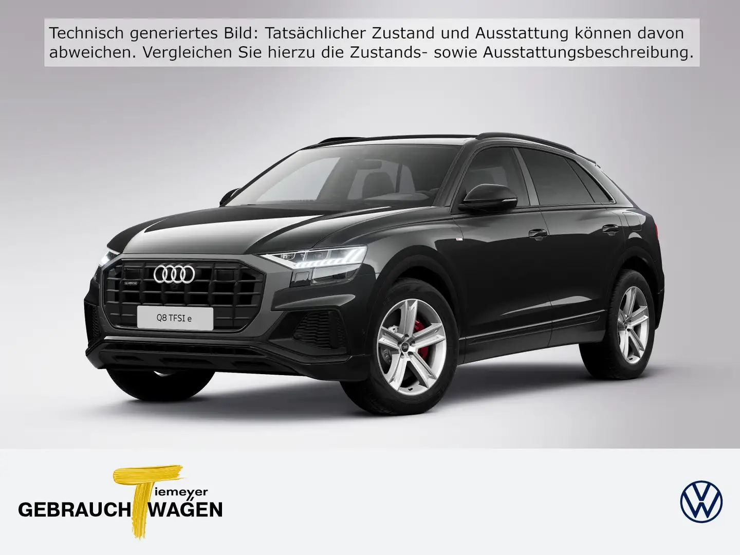 Audi Q8 55 TFSIe Q 3x S LINE HD-MATRIX NAVI+ PANO BuO Noir - 1