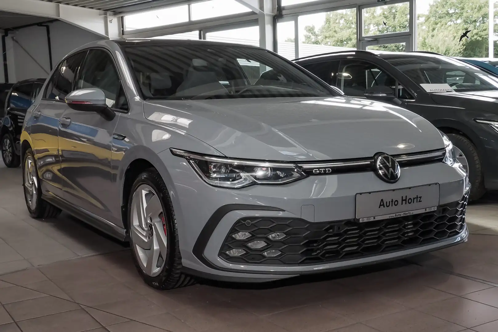 Volkswagen Golf VIII GTD 2.0 TDI DSG! Leder,AHK, Pano, Navi, Grijs - 2