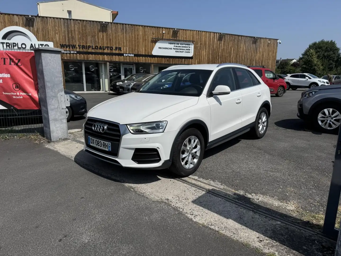 Audi Q3 2.0 TDI - 120 Business line Clim + Radar AR Blanc - 1
