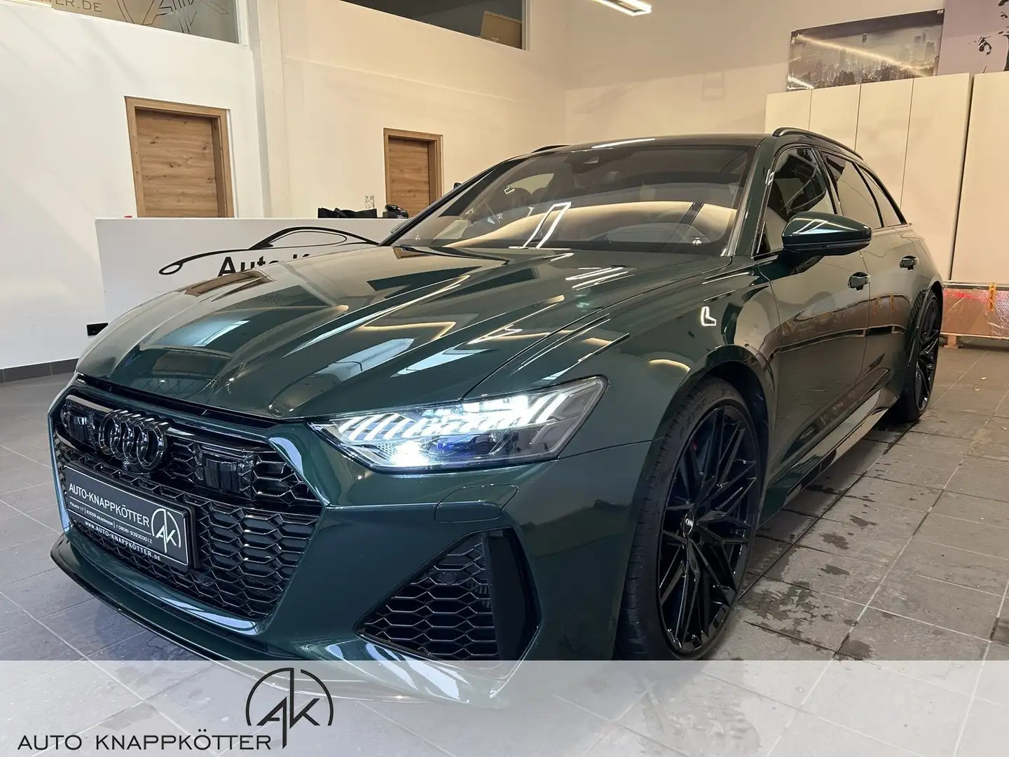Audi RS6 RS 6 Avant BTMAnlage/ AHK/HUD/RS+/B&Oadvanced/Kera Grün - 2