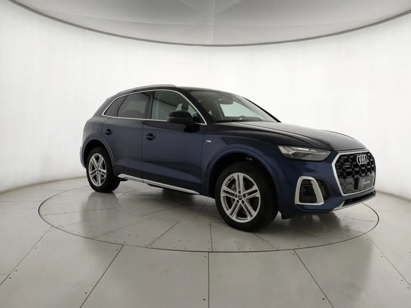 Audi Q5 Q5 40 2.0 tdi mhev 12V S line quattro s-tronic Blauw - 1