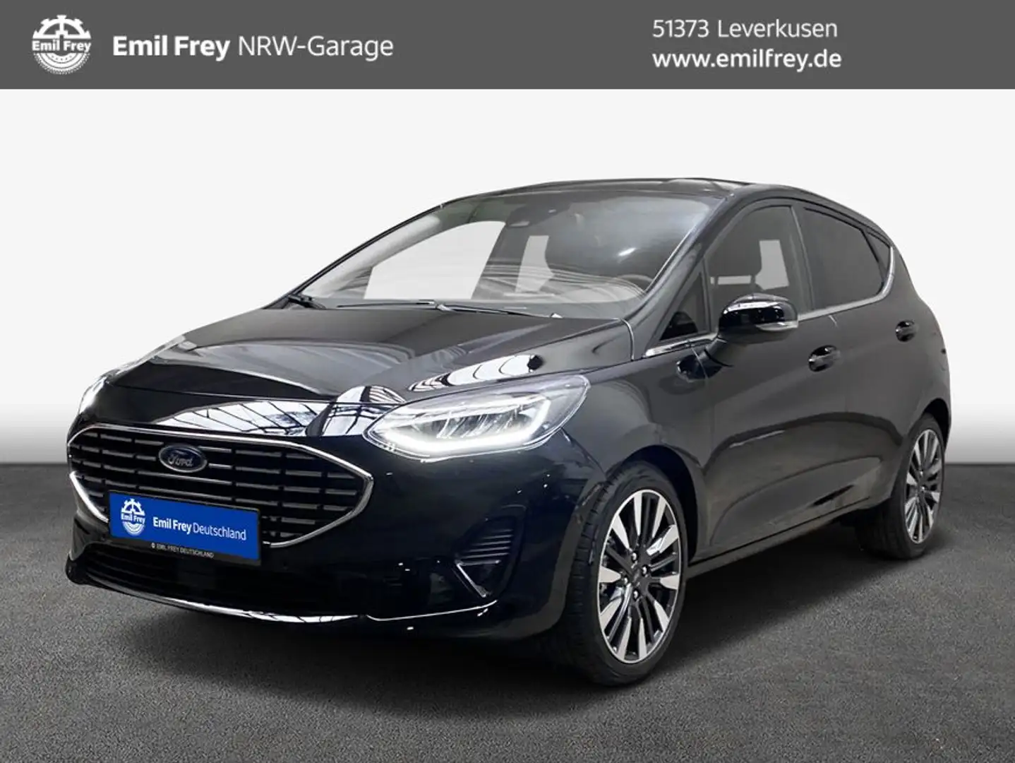 Ford Fiesta 1.0 EB Hybrid Aut. TITANIUM X, PDC, Shz Schwarz - 1
