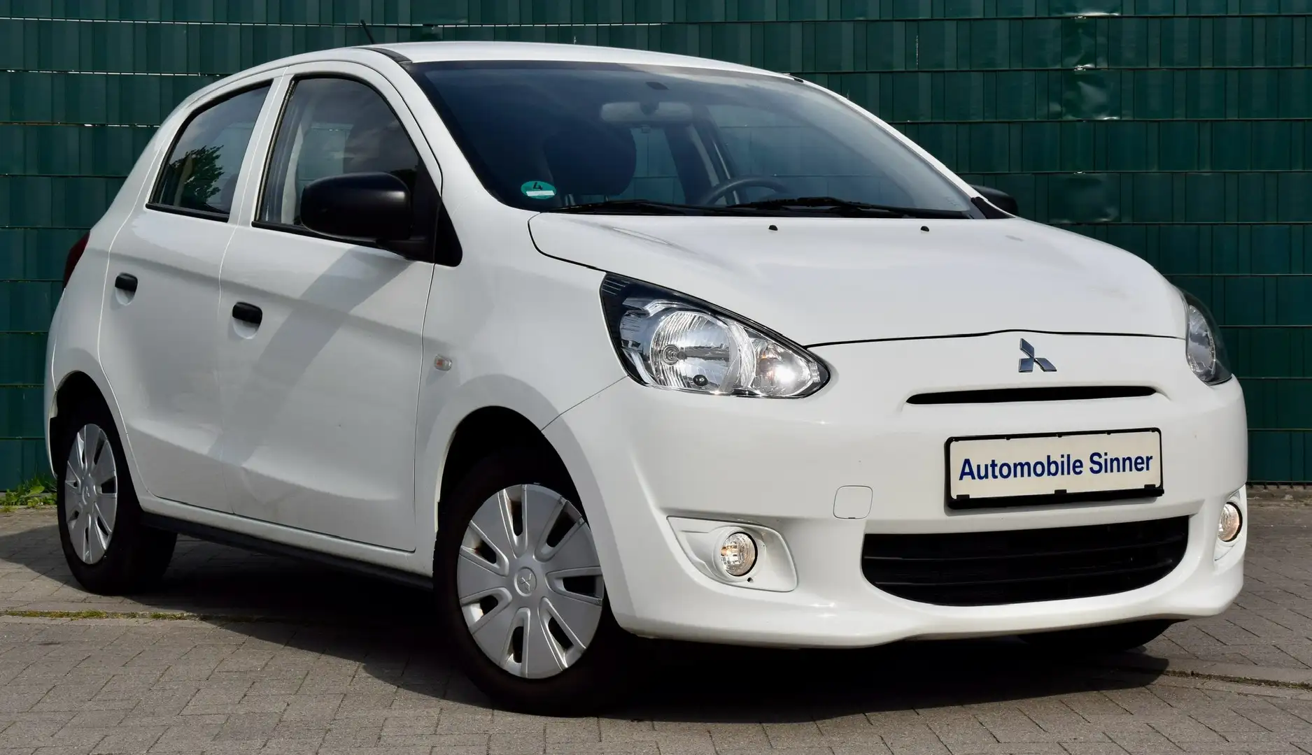 Mitsubishi Space Star Klassik TÜV NEU+ Klima+ AUX+ Isofix+ 1-Hand+ Blanc - 2