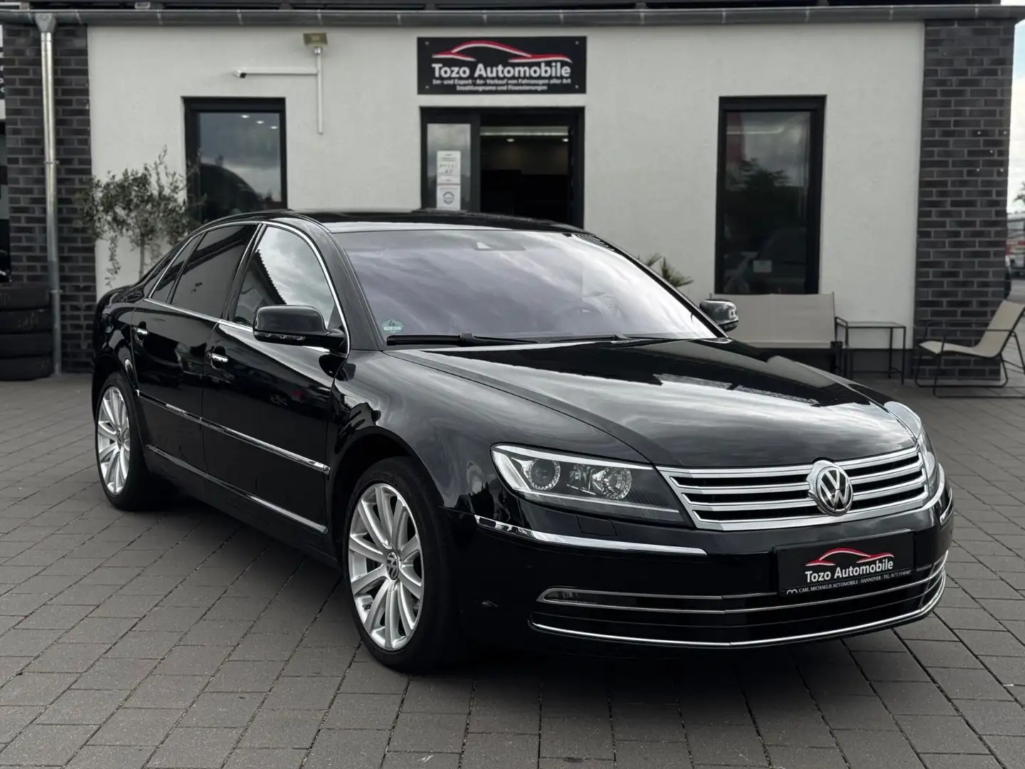 Volkswagen Phaeton V8 4-Sitzer 4Motion*VOLL&VW SCHECKHEFT* Fekete - 1