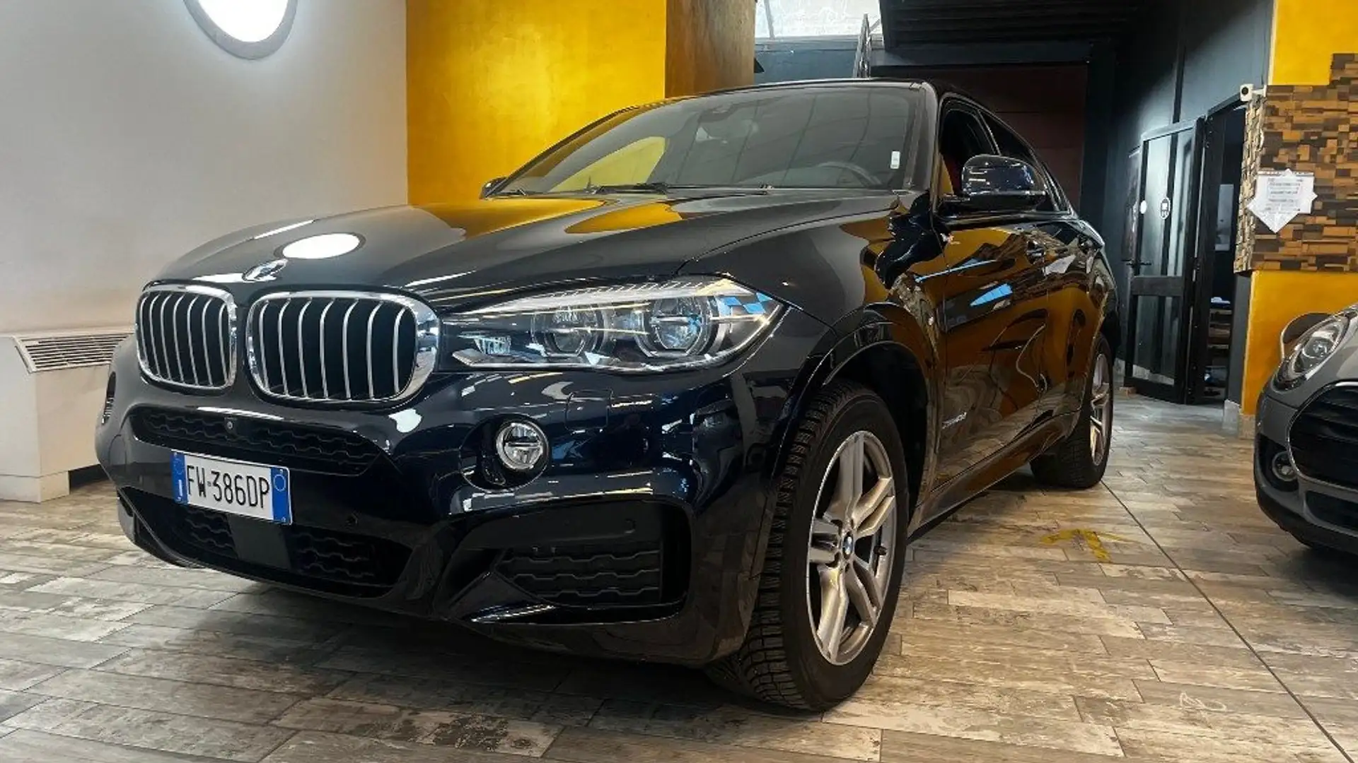 BMW X6 xDrive40d Msport-iva esposta-tagliandi BMW Bleu - 1