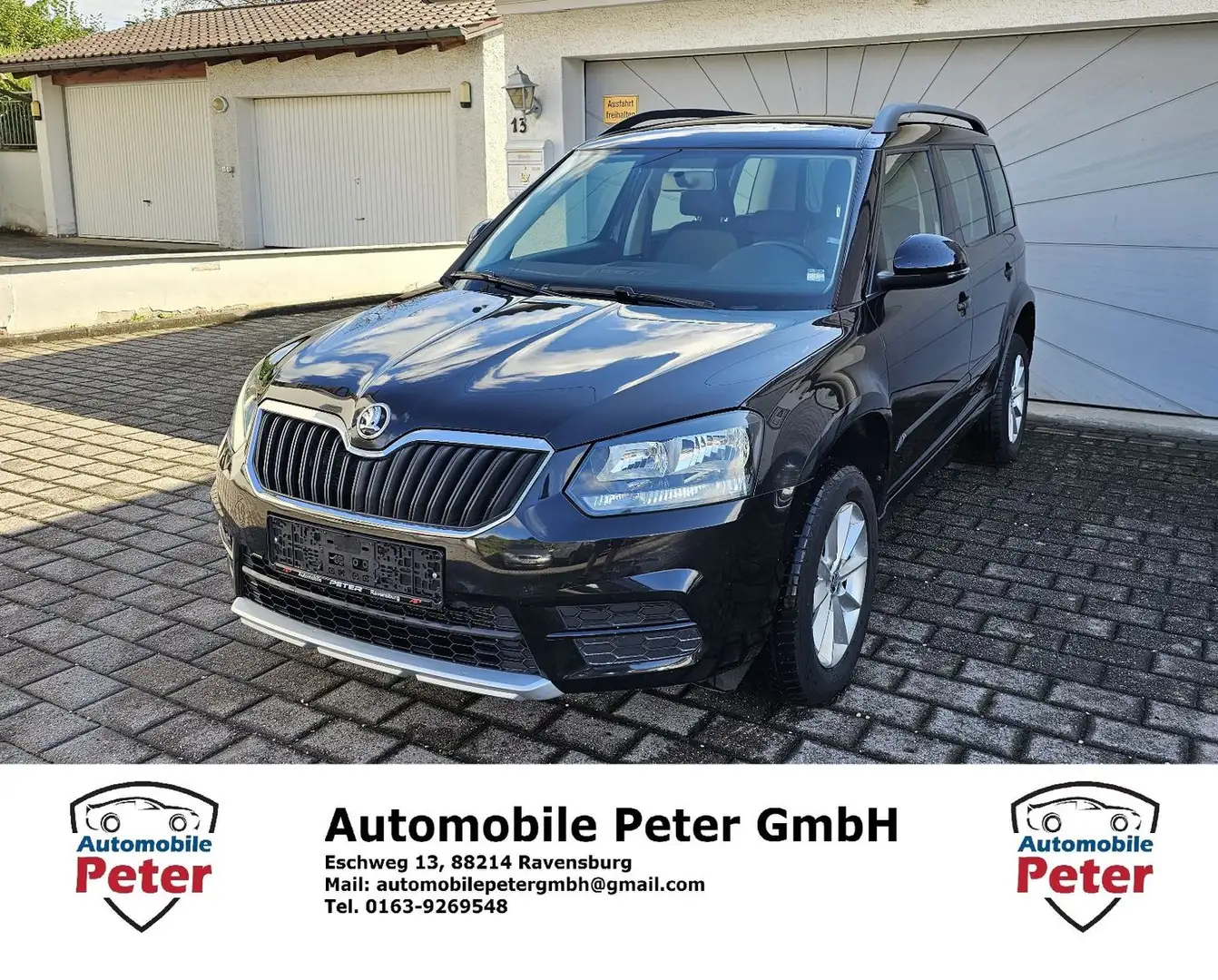 Skoda Yeti 2.0 TDI Cool Edition PDC 4x4 AHK Noir - 1