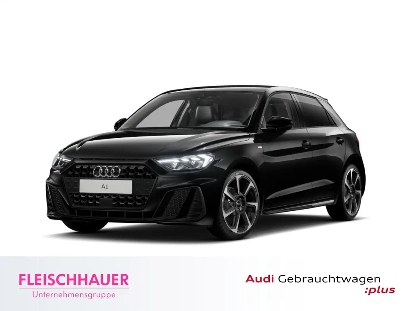 Audi A1 Sportback 25 TFSI S line LED+Leder+APP+Kamera+Opti Schwarz - 1