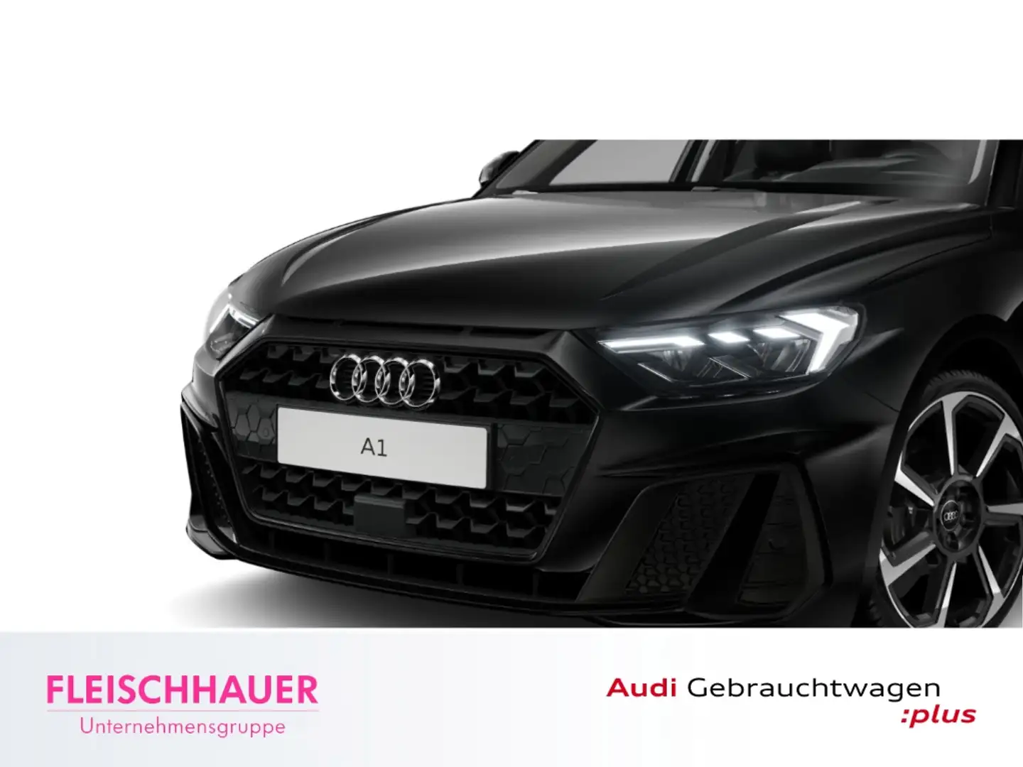 Audi A1 Sportback 25 TFSI S line LED+Leder+APP+Kamera+Opti Schwarz - 2