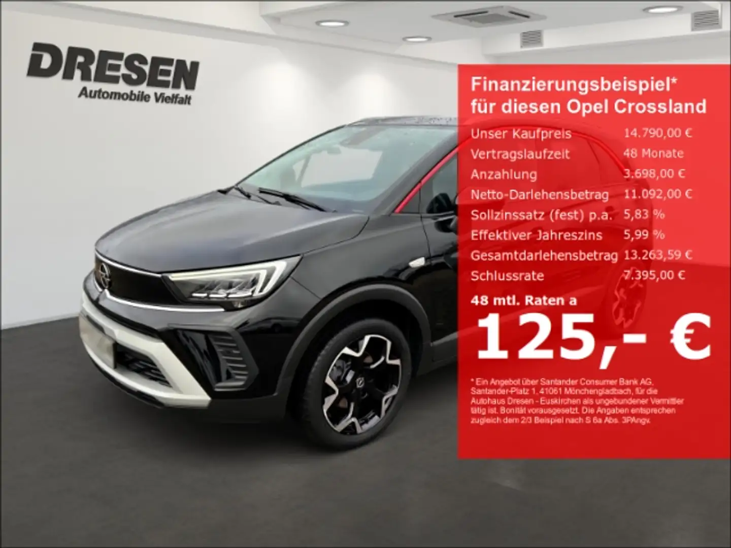 Opel Crossland GS LINE 1.2 /AppleCarPlay/DAB/Klimaanlage/Sitzheit Schwarz - 1