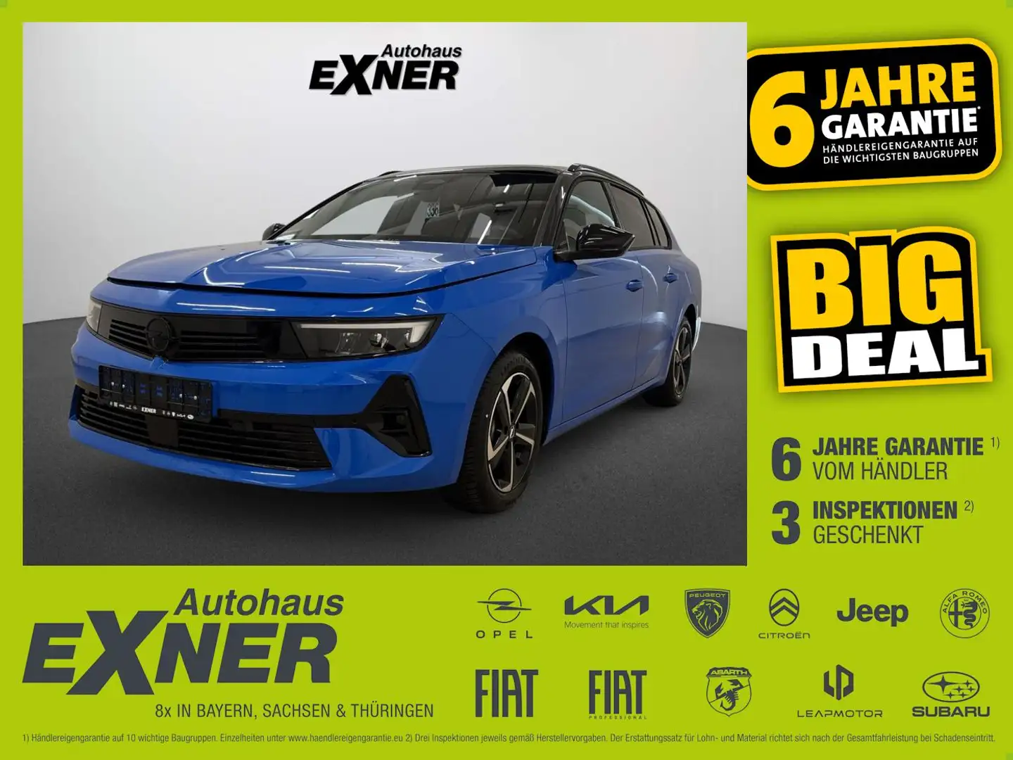 Opel Astra ST GS Panoramaglasdach, Sitzheizung vorne Blau - 1