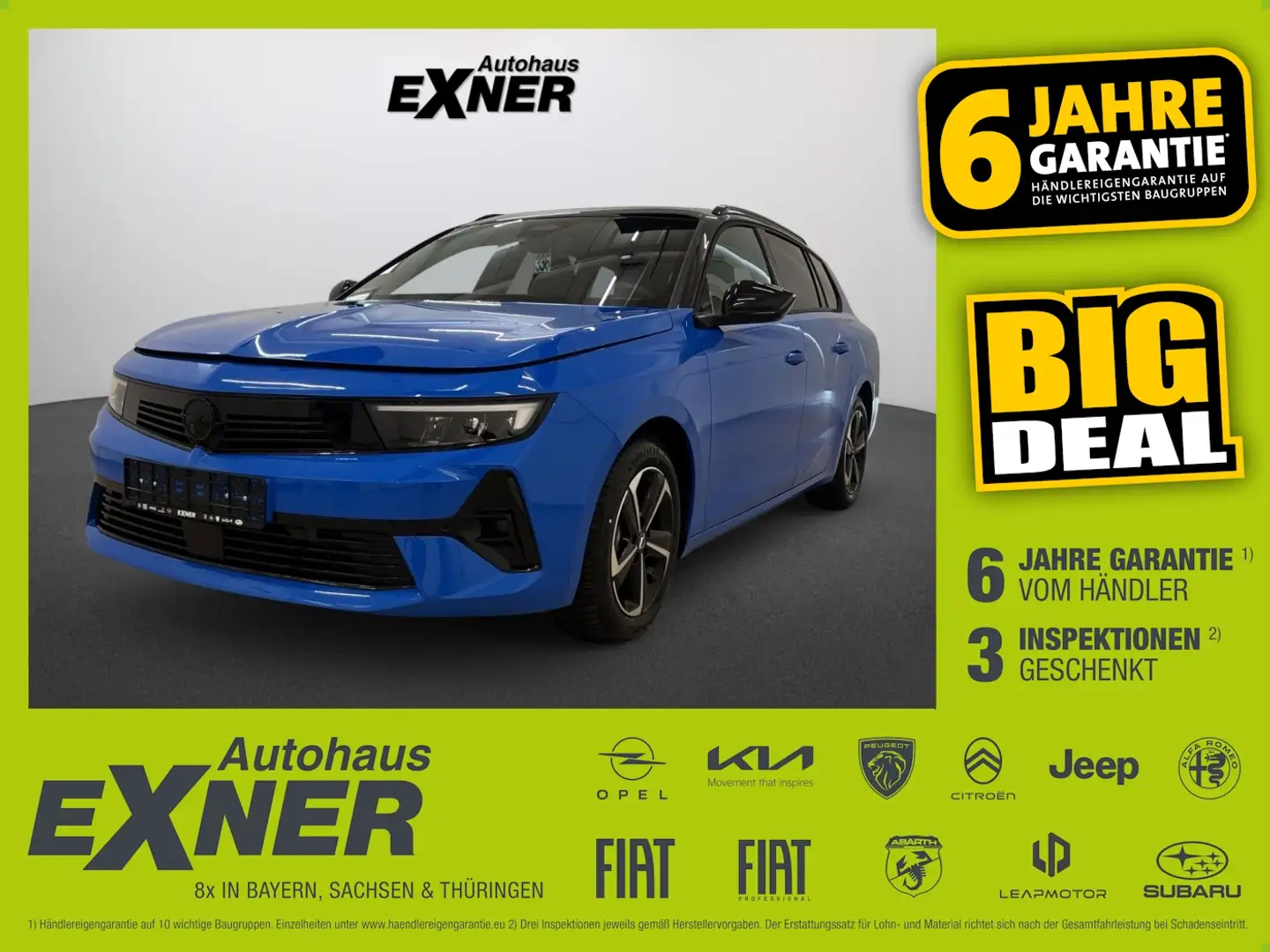 Opel Astra ST GS Panoramaglasdach, Sitzheizung vorne Blau - 1