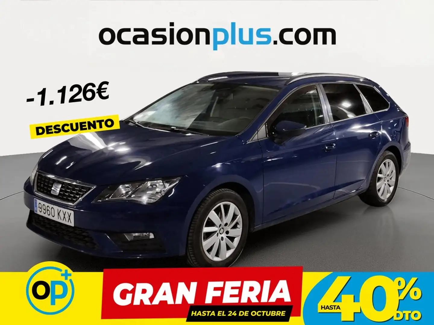SEAT Leon ST 1.5 TGI GNC S&S Reference 130 Azul - 1