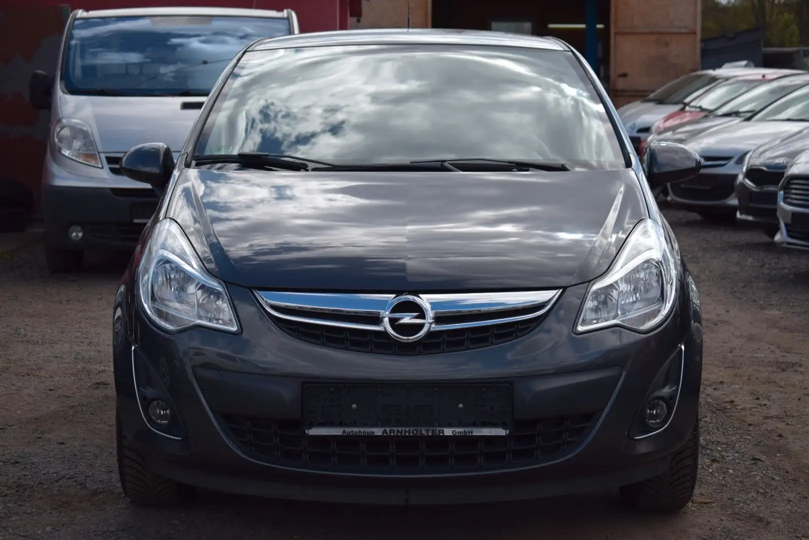 Opel Corsa D Satellite 1,4 Benzin ORIGINAL 60TKM Grijs - 1