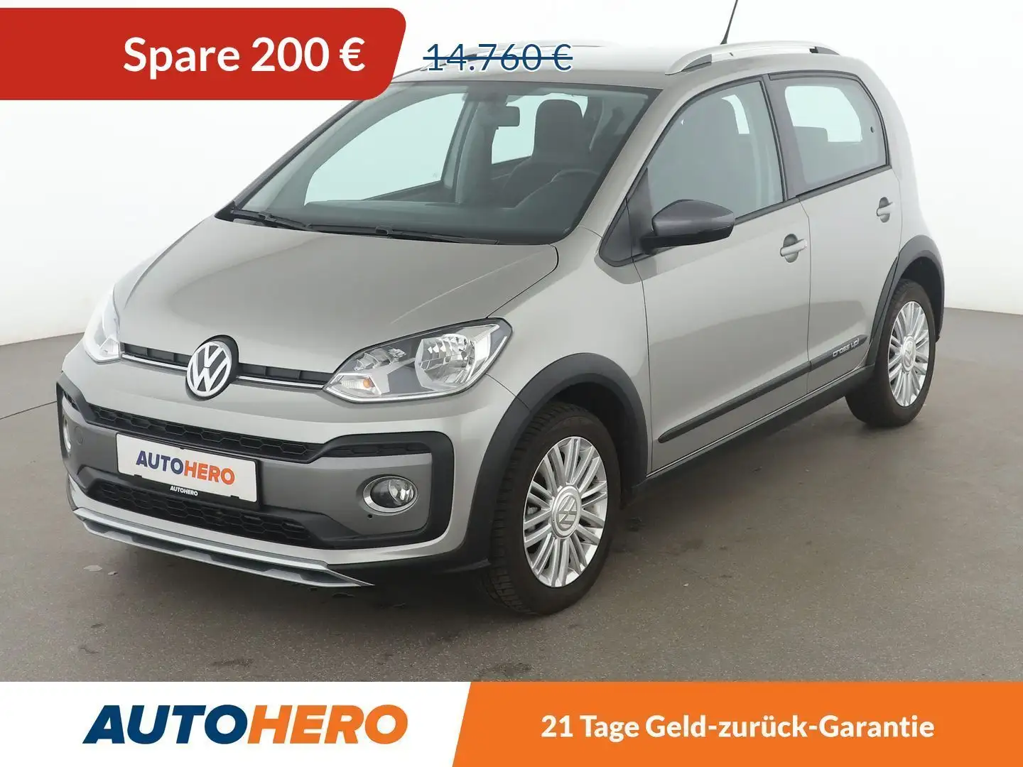 Volkswagen up! 1.0 Cross up! BM Aut.*CAM*PDC*SHZ*KLIMA* Grau - 1