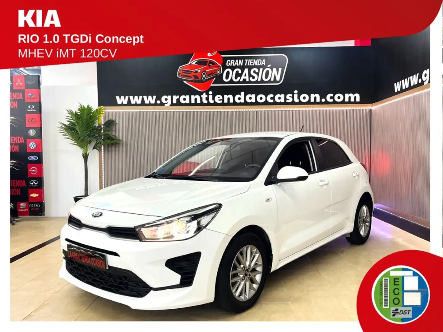 Kia Rio 1.0 TGDi 74kW 100CV MHEV iMT Concept Blanco - 1