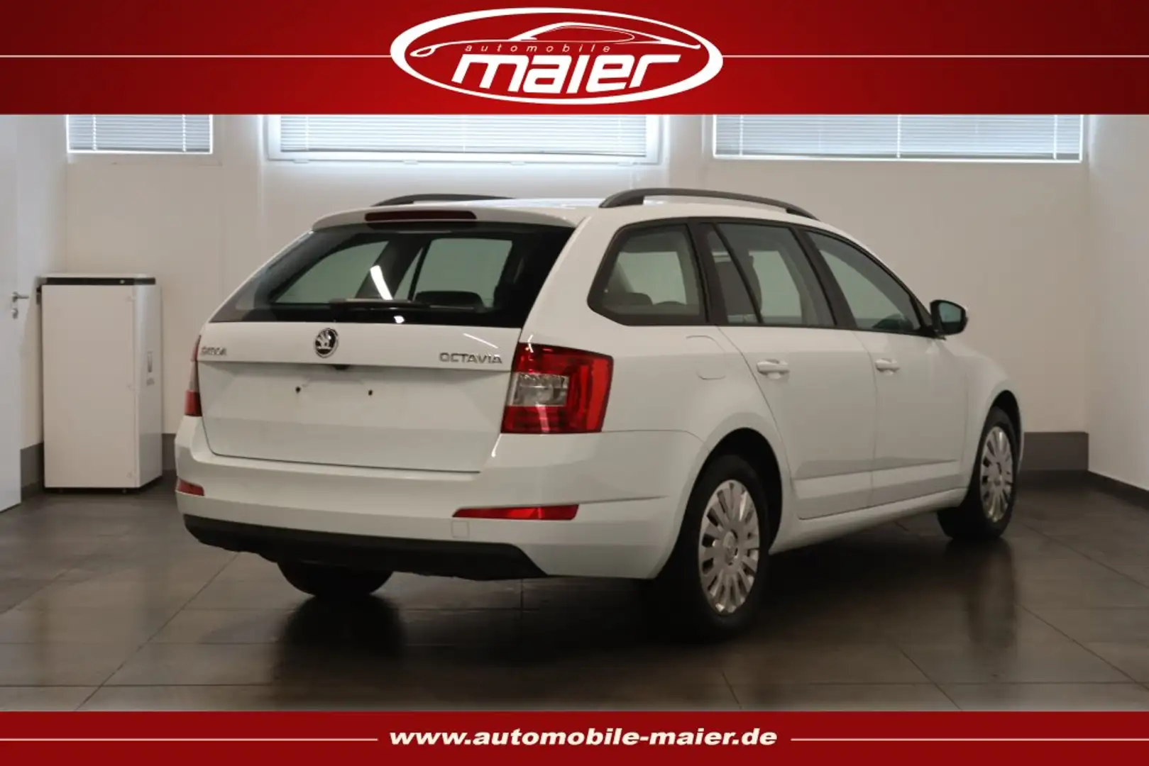 Skoda Octavia 2.0 TDI Combi Style-Kamera-SHZ-Tempo-DAB Weiß - 2