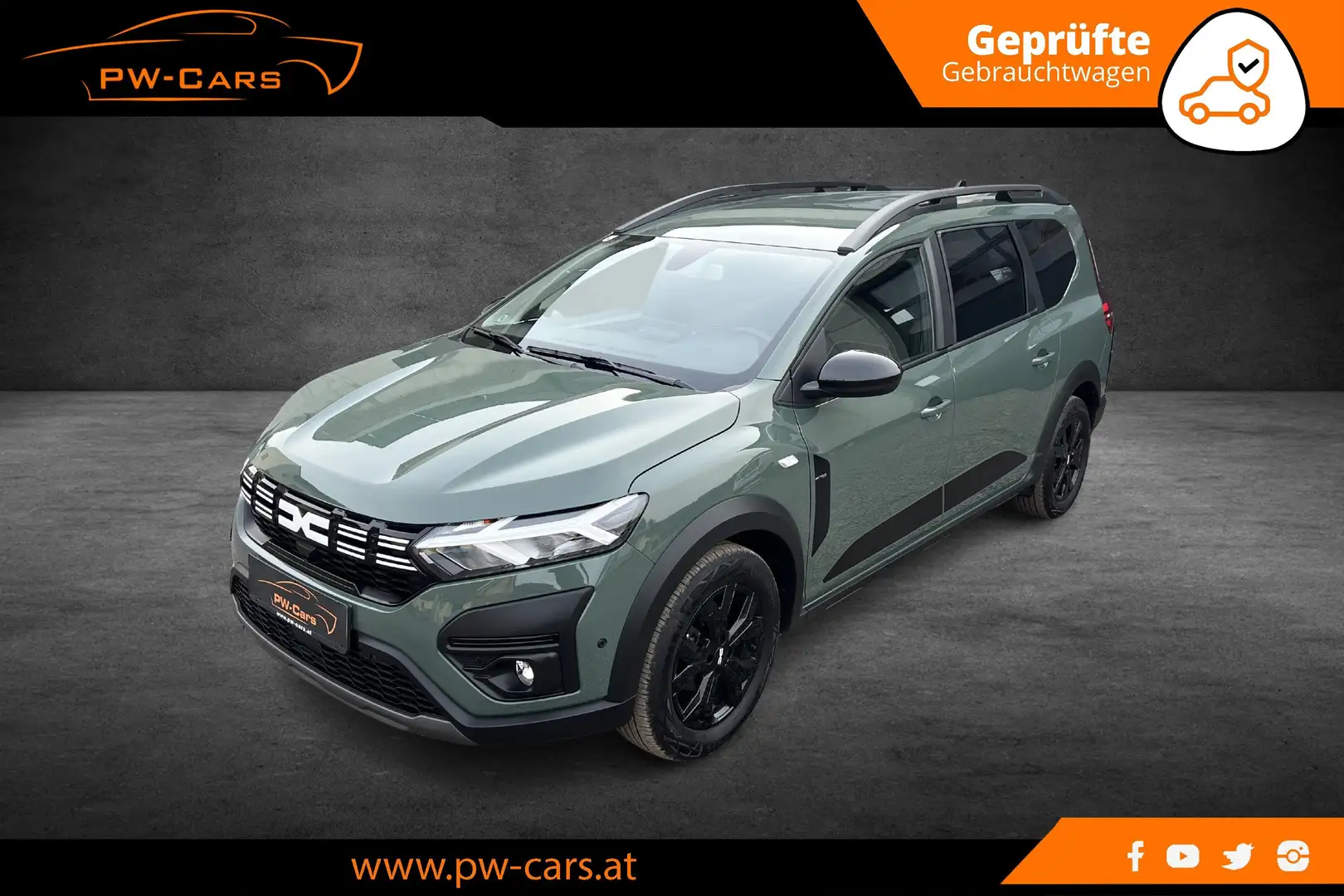 Dacia Jogger Extreme LED, KAMERA, PDC, TOUCH 8", SHZ USW. Grün - 1