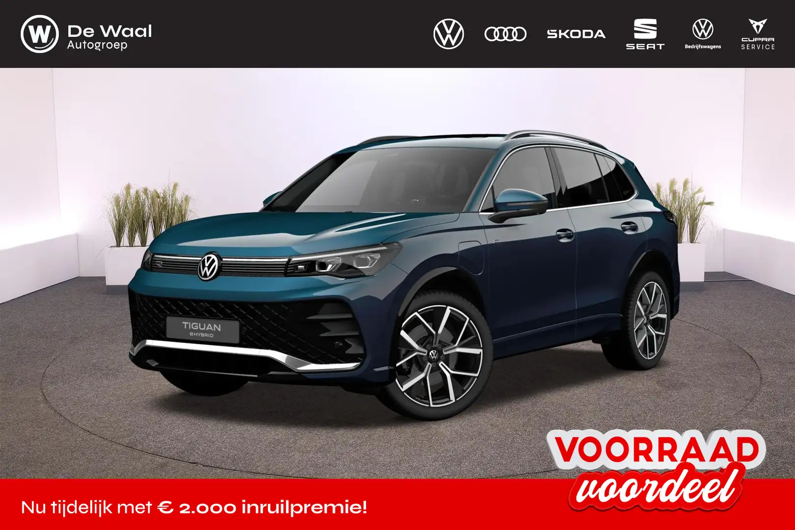 Volkswagen Tiguan R-Line-Edition 1.5 eHybrid DSG Blauw - 1