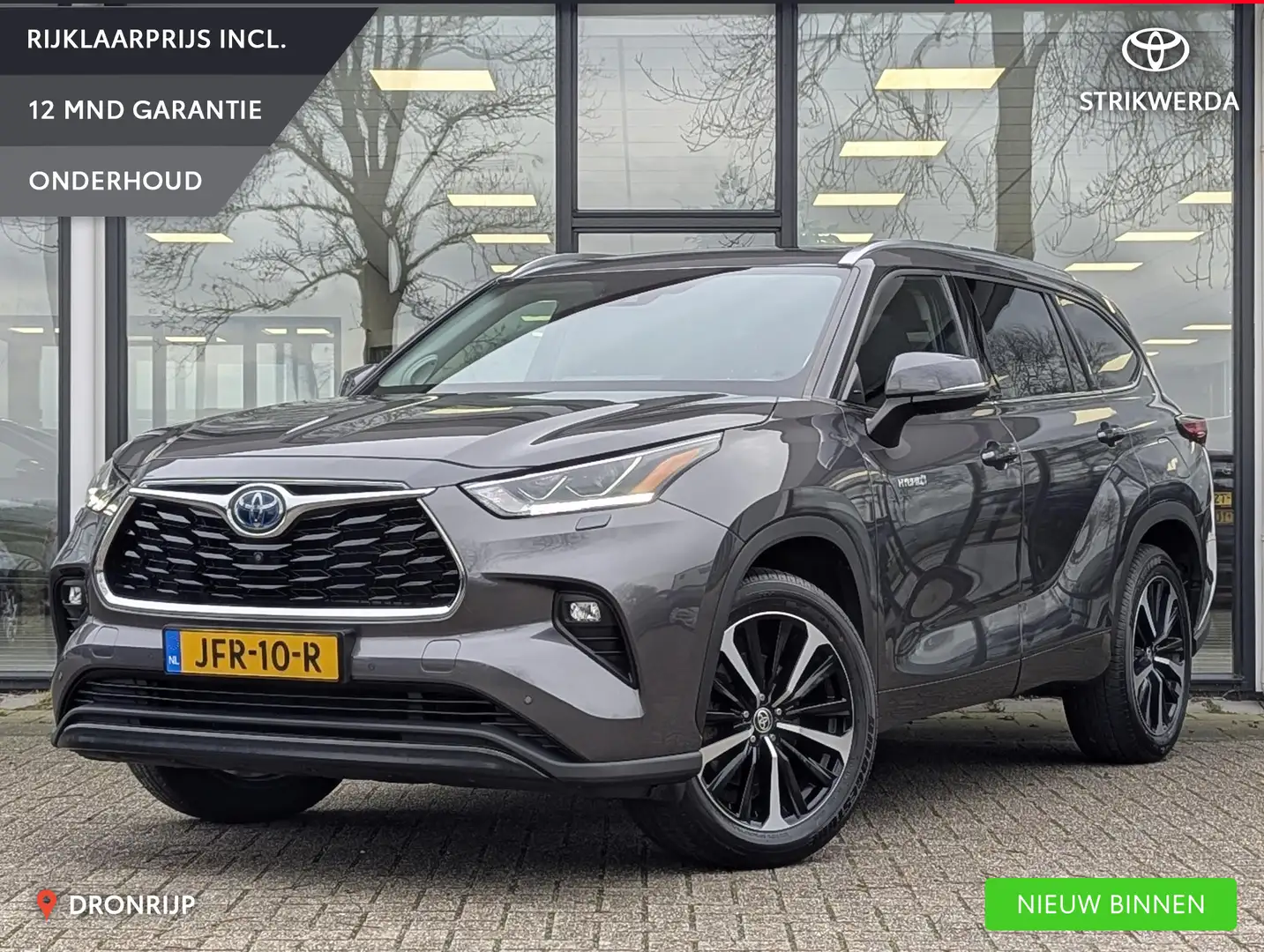 Toyota Highlander 2.5 AWD Hybrid Premium | 7 Pers. | Trekhaak | Pano Gris - 1