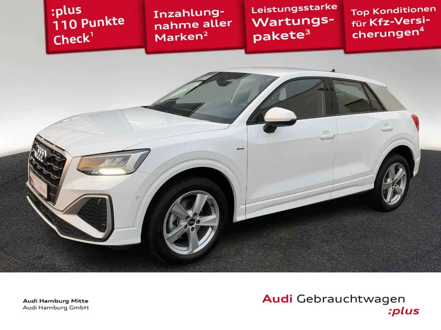 Audi Q2 35 TFSI S line S tronic Navi virtual Standhei Weiß - 1