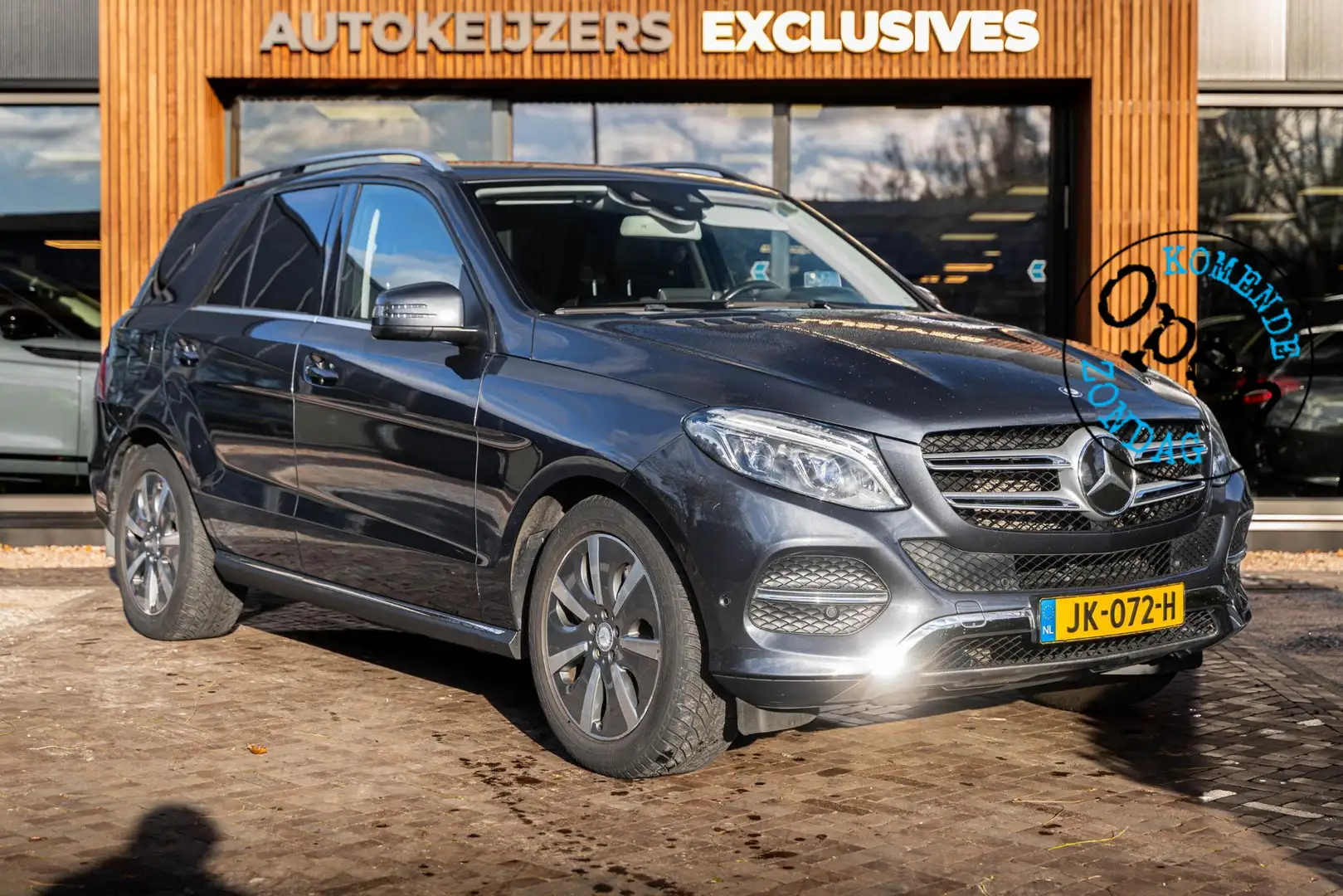Mercedes-Benz GLE 500 e 4MATIC krachtige V6 plug-in hybride 442PK Luchtv Grau - 1
