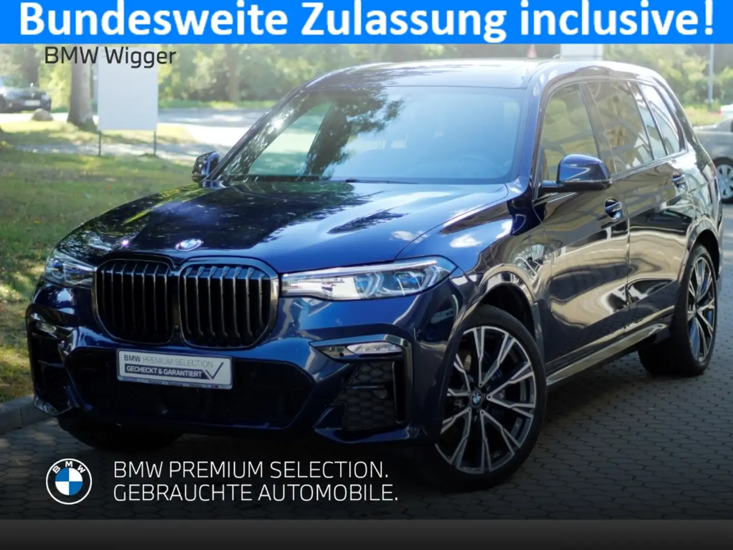 BMW X7 i/HUD/Standheizung/elektr. Panoramadach Blau - 1