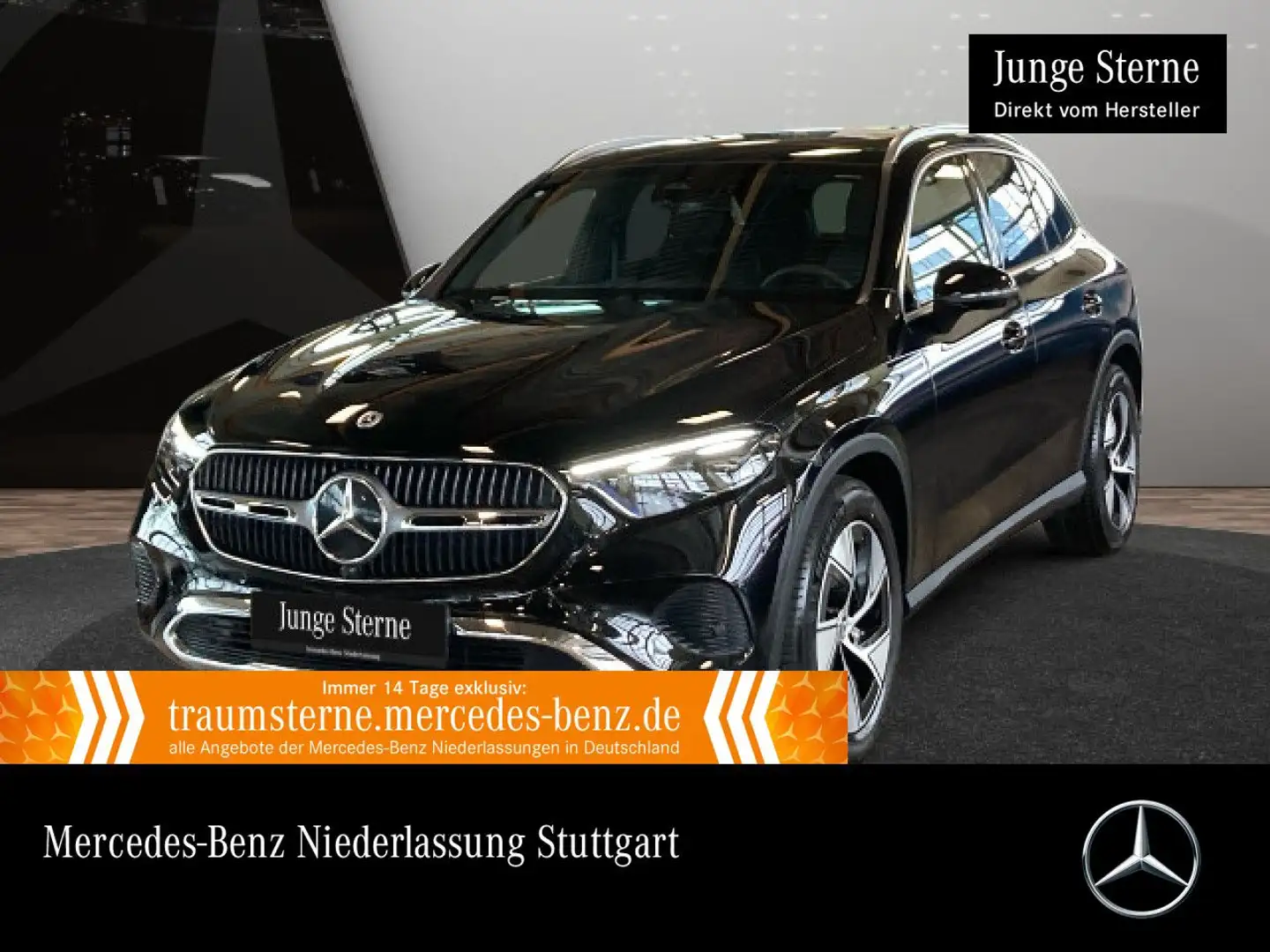 Mercedes-Benz GLC 200 4M AVANTG+PANO+360+AHK+TOTW+KEYLESS+9G Schwarz - 1