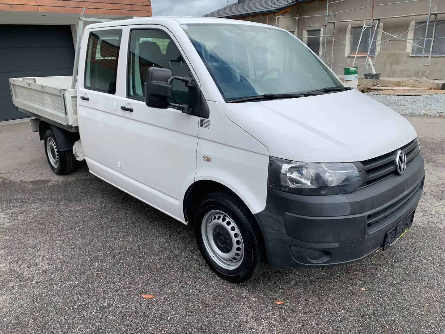 Volkswagen T5 Transporter Doka-Pritsche,Service+ZR Neu Weiß - 2
