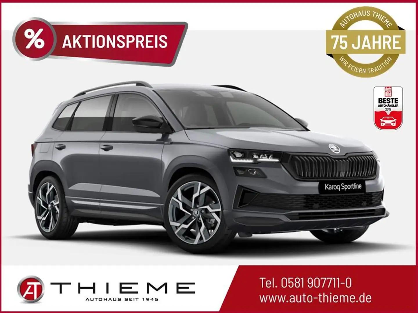 Skoda Karoq Sportline Plus 150PS TSI - Matrix/Navi/360°/ACC... - 1