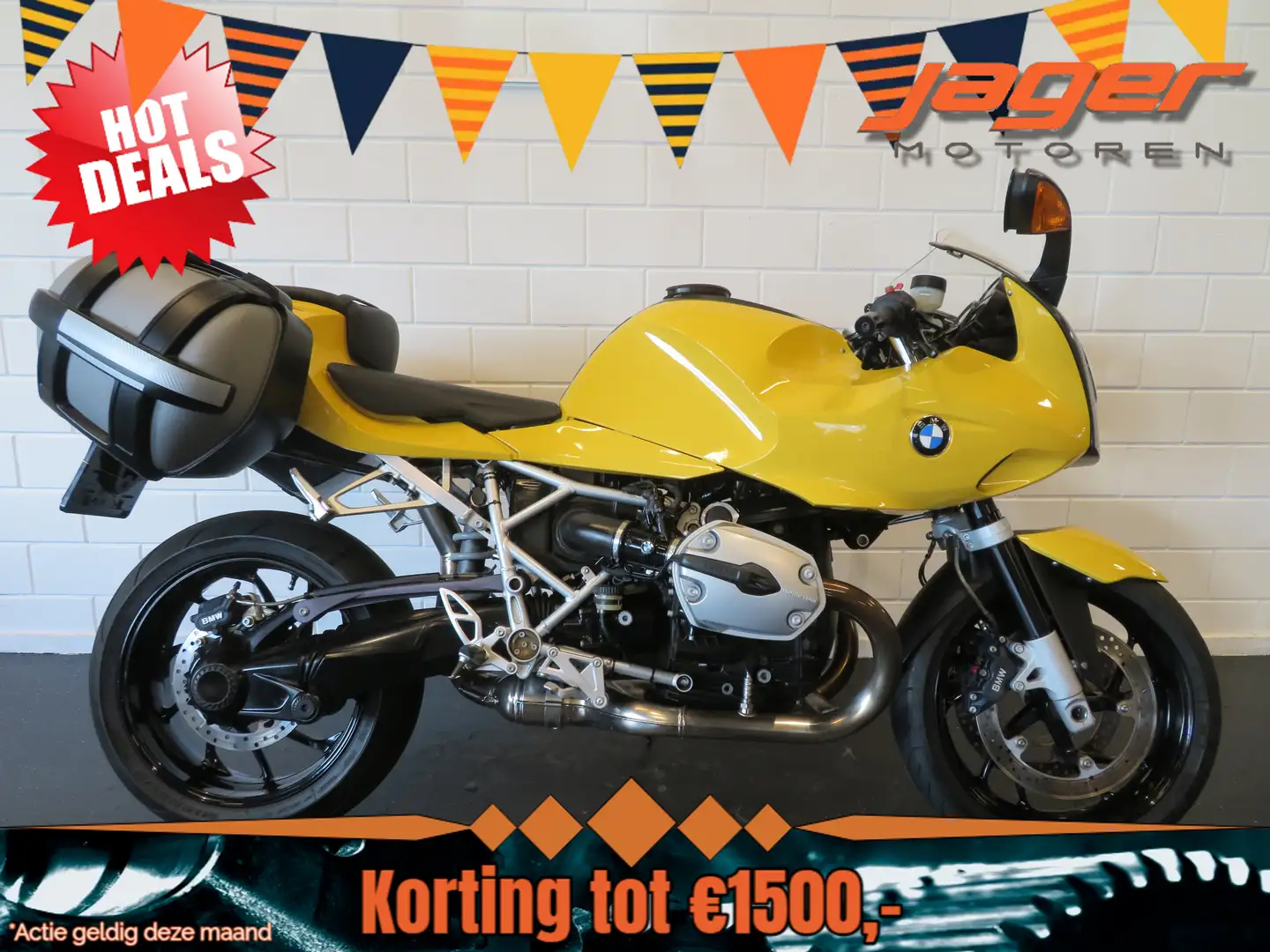 BMW R 1200 S SUPER GAAF! KOFFERS Geel - 1